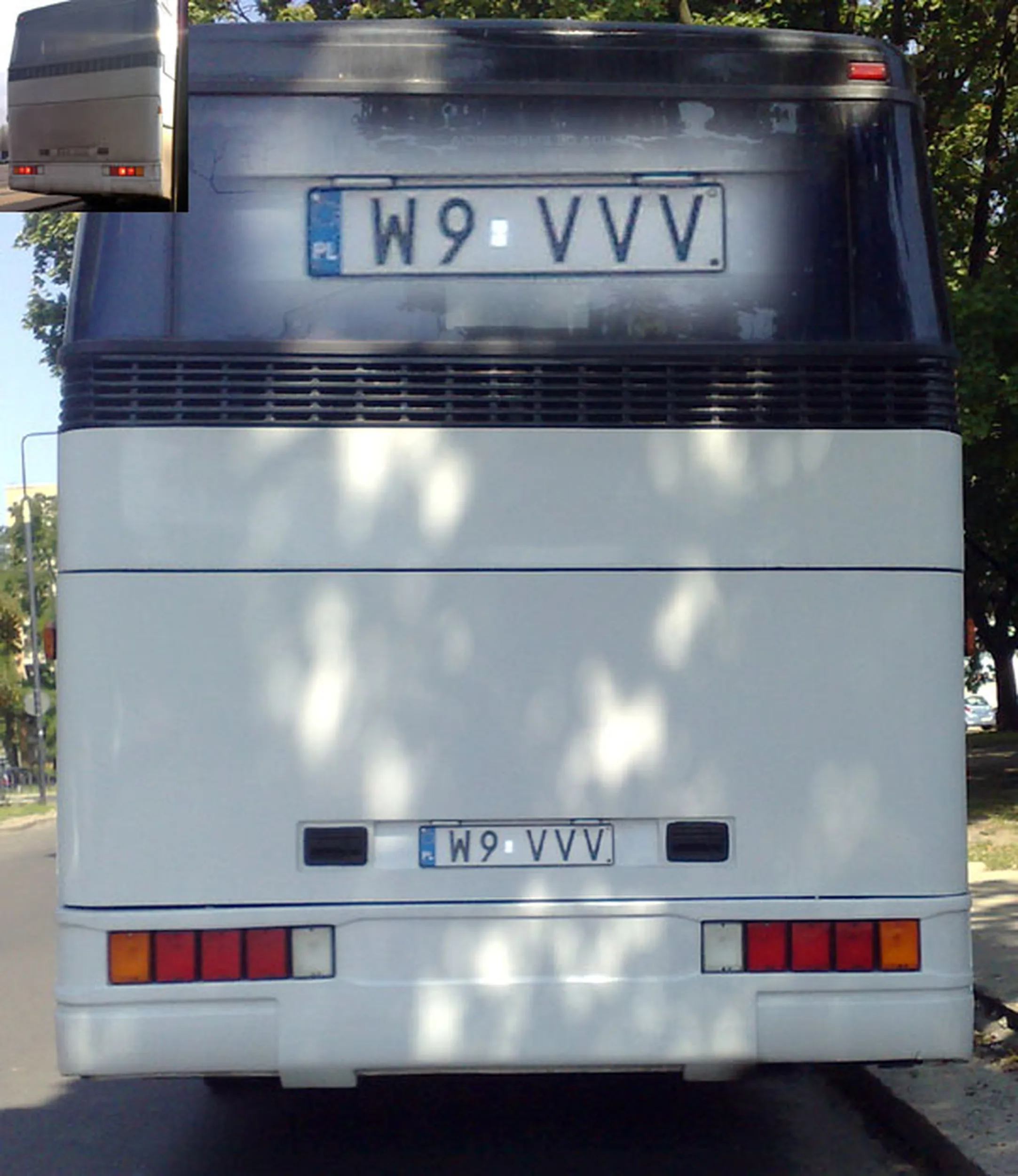 Fajny numer, blacha W9 VVV