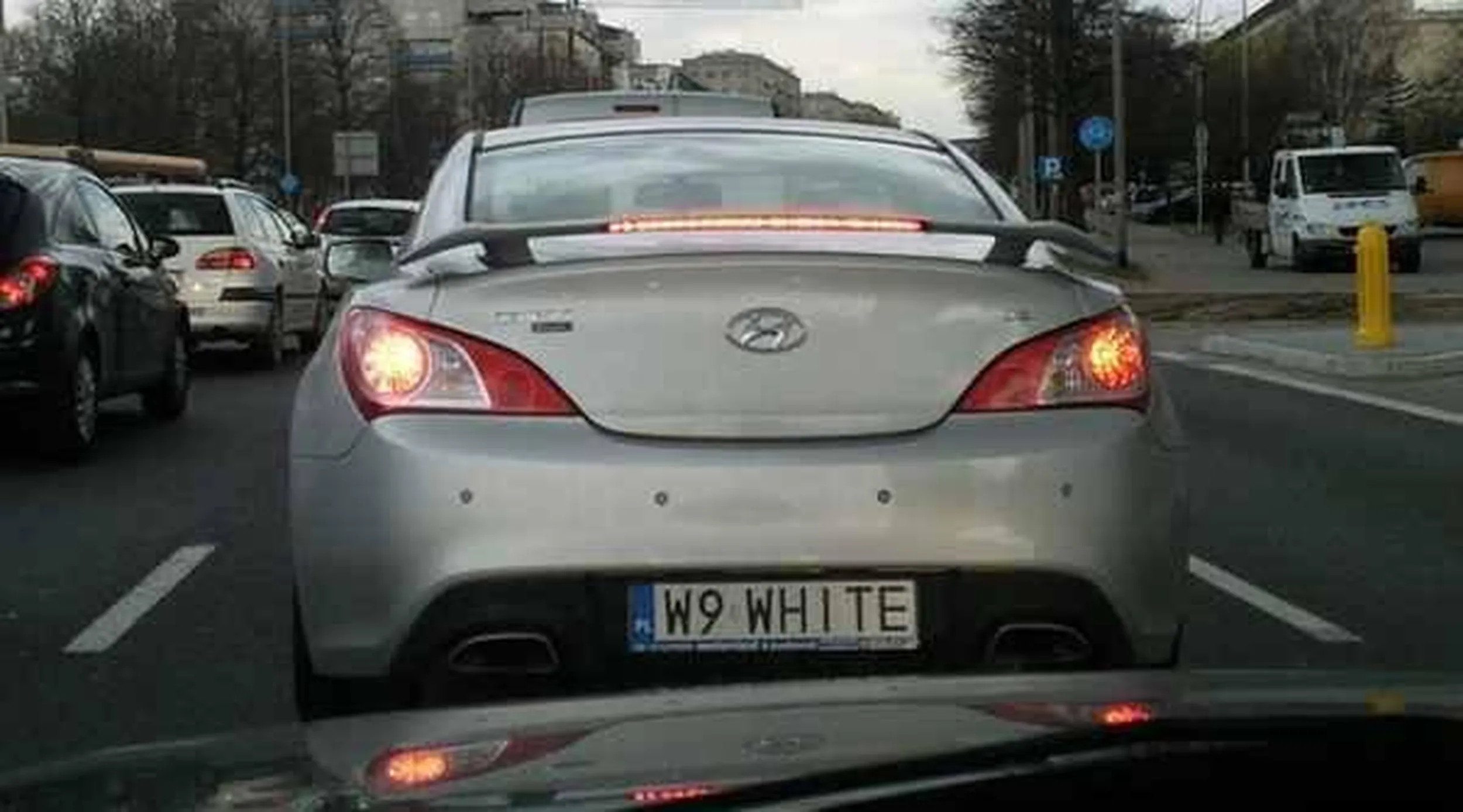 Fajny numer, blacha W9 WHITE