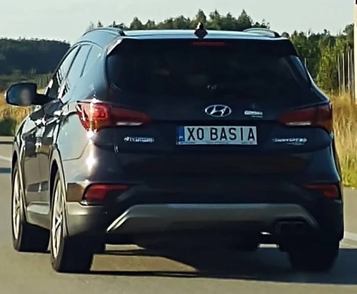 Fajny numer, blacha X0 BASIA