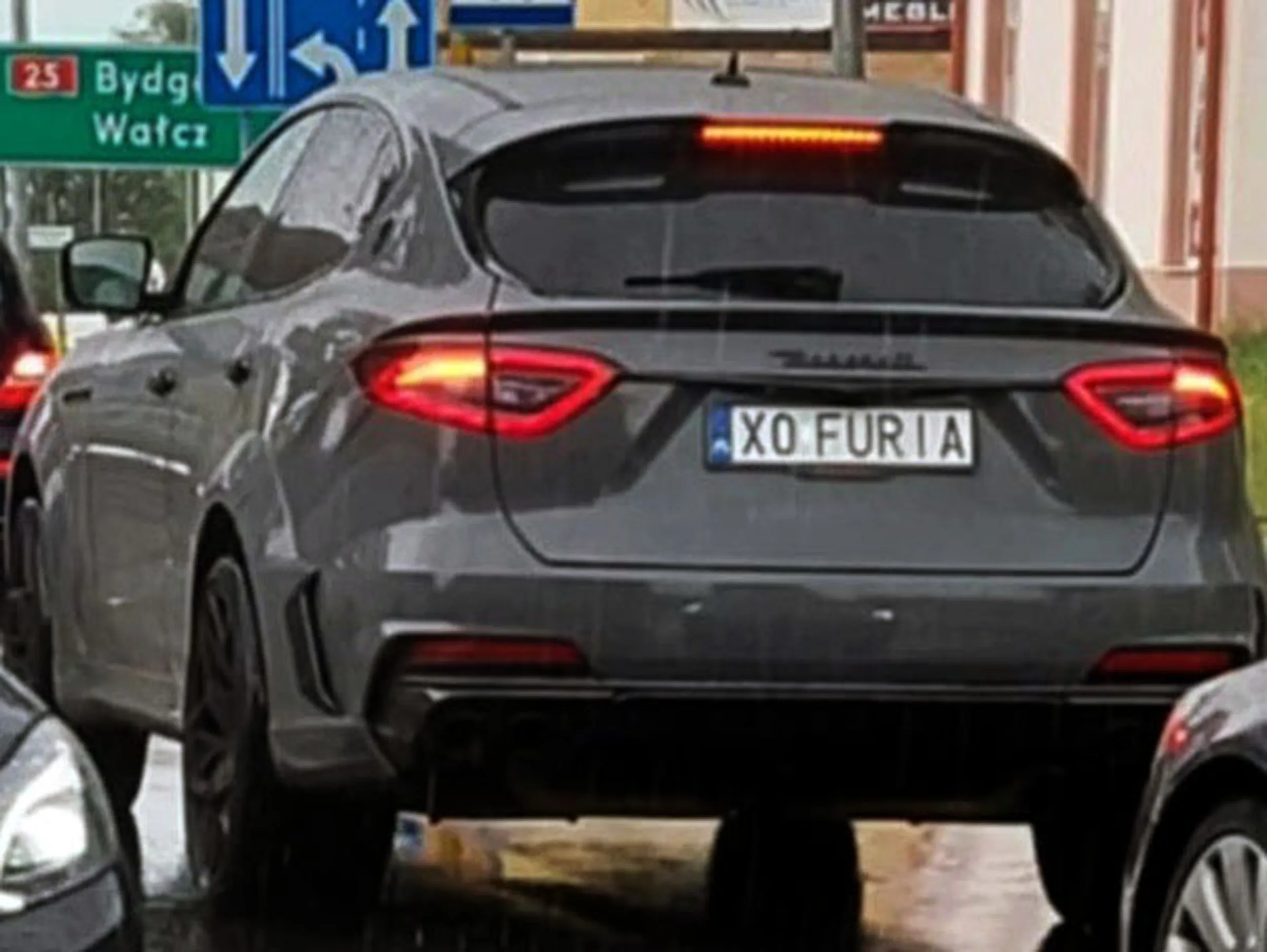 Fajny numer, blacha X0 FURIA