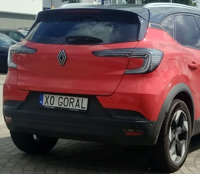 Fajny numer, blacha X0 GORAL