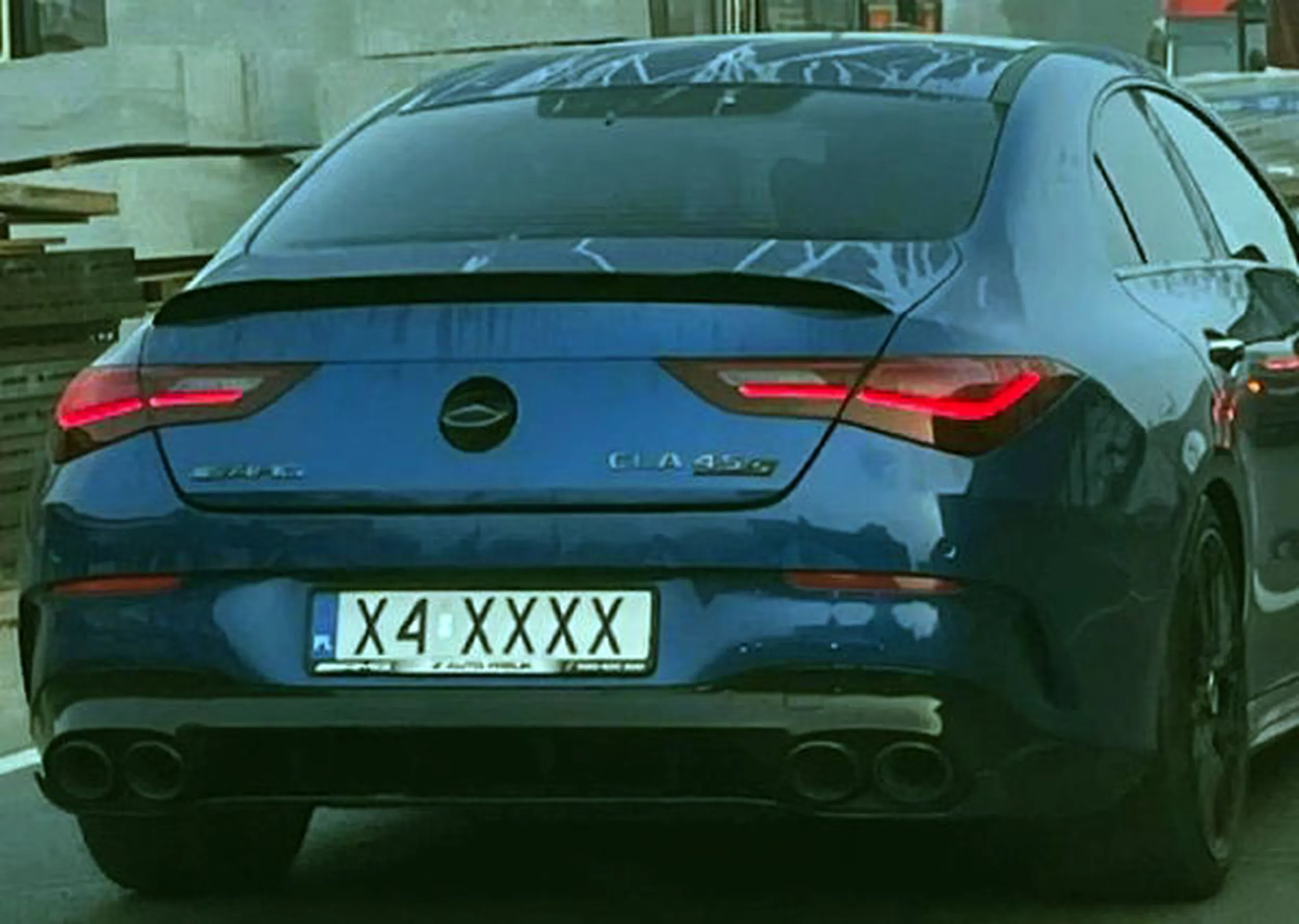 Fajny numer, blacha X4 XXXX