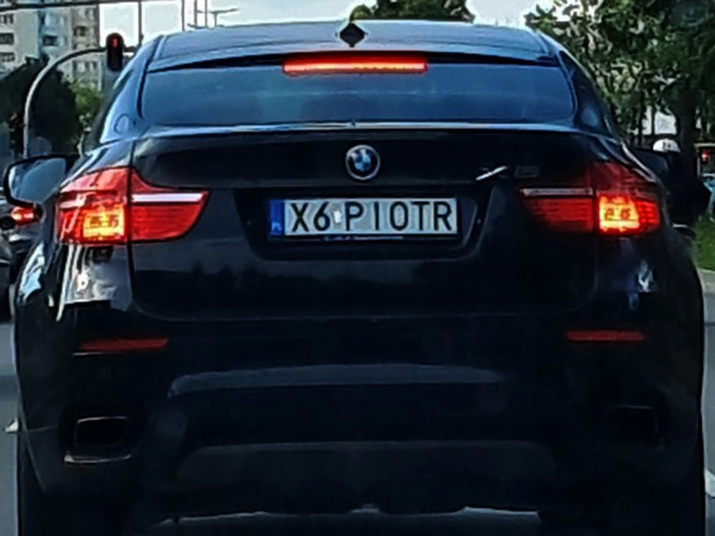Fajny numer, blacha X6 PIOTR