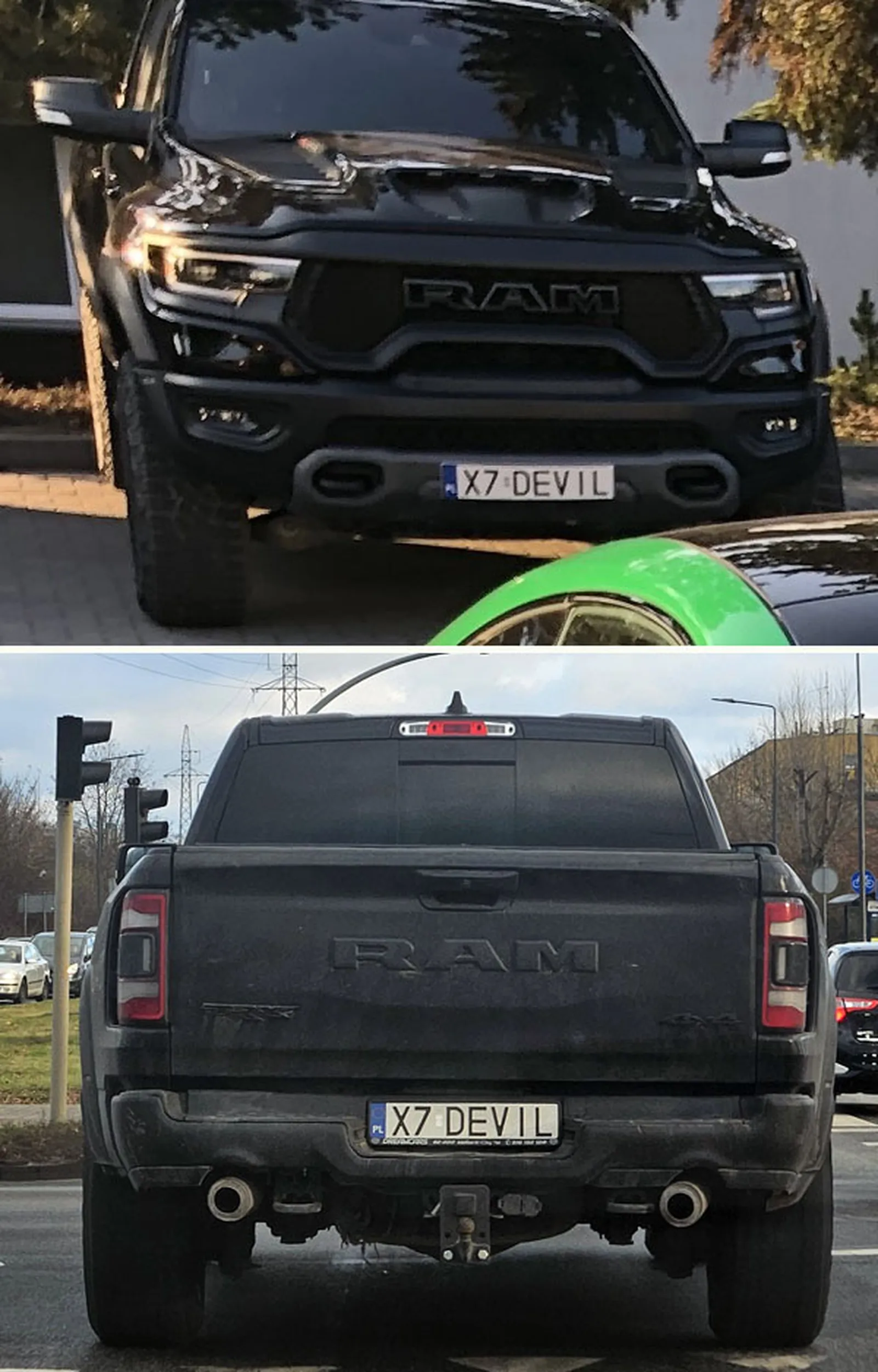 Fajny numer, blacha X7 DEVIL
