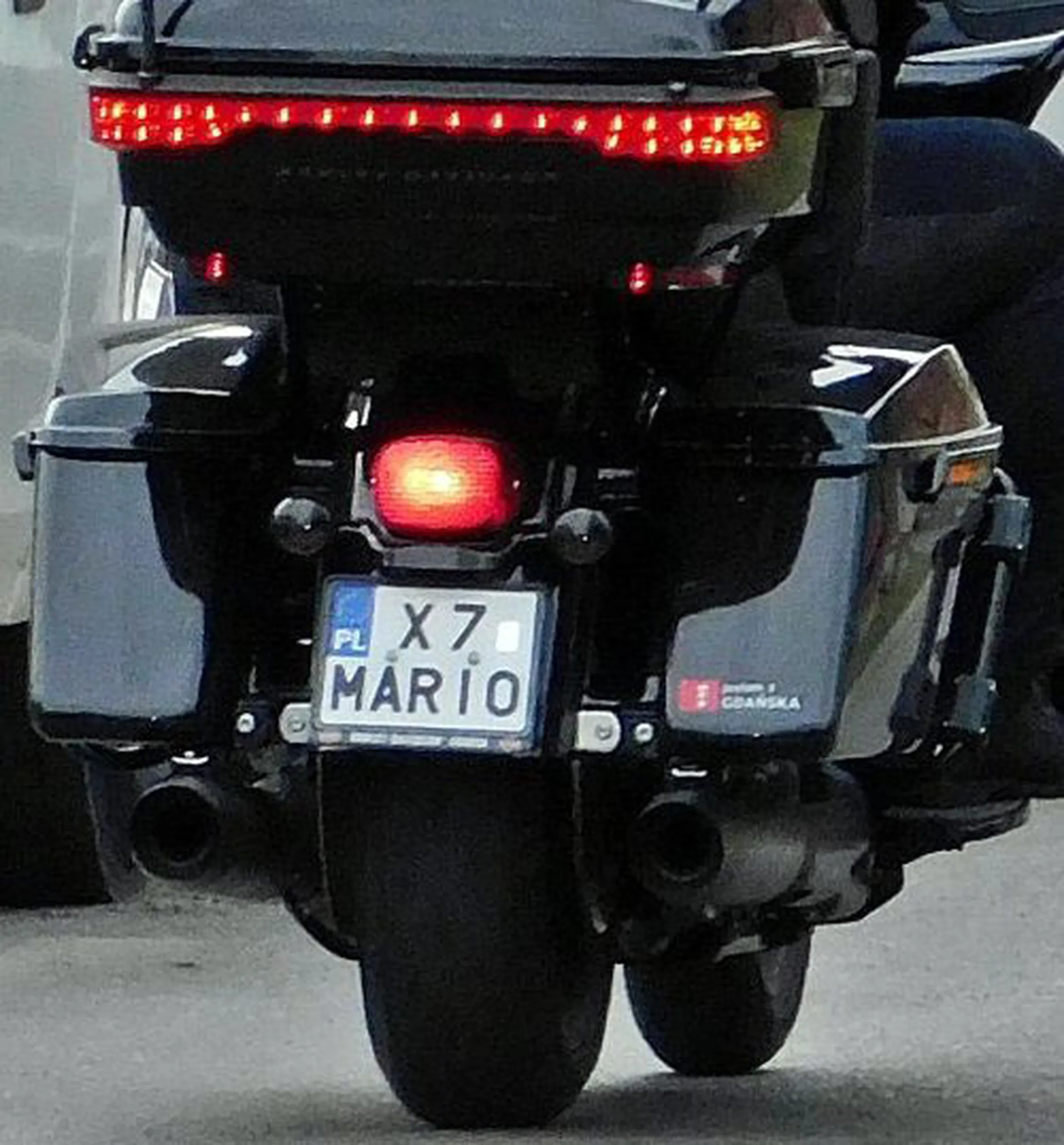 Fajny numer, blacha X7 MARIO