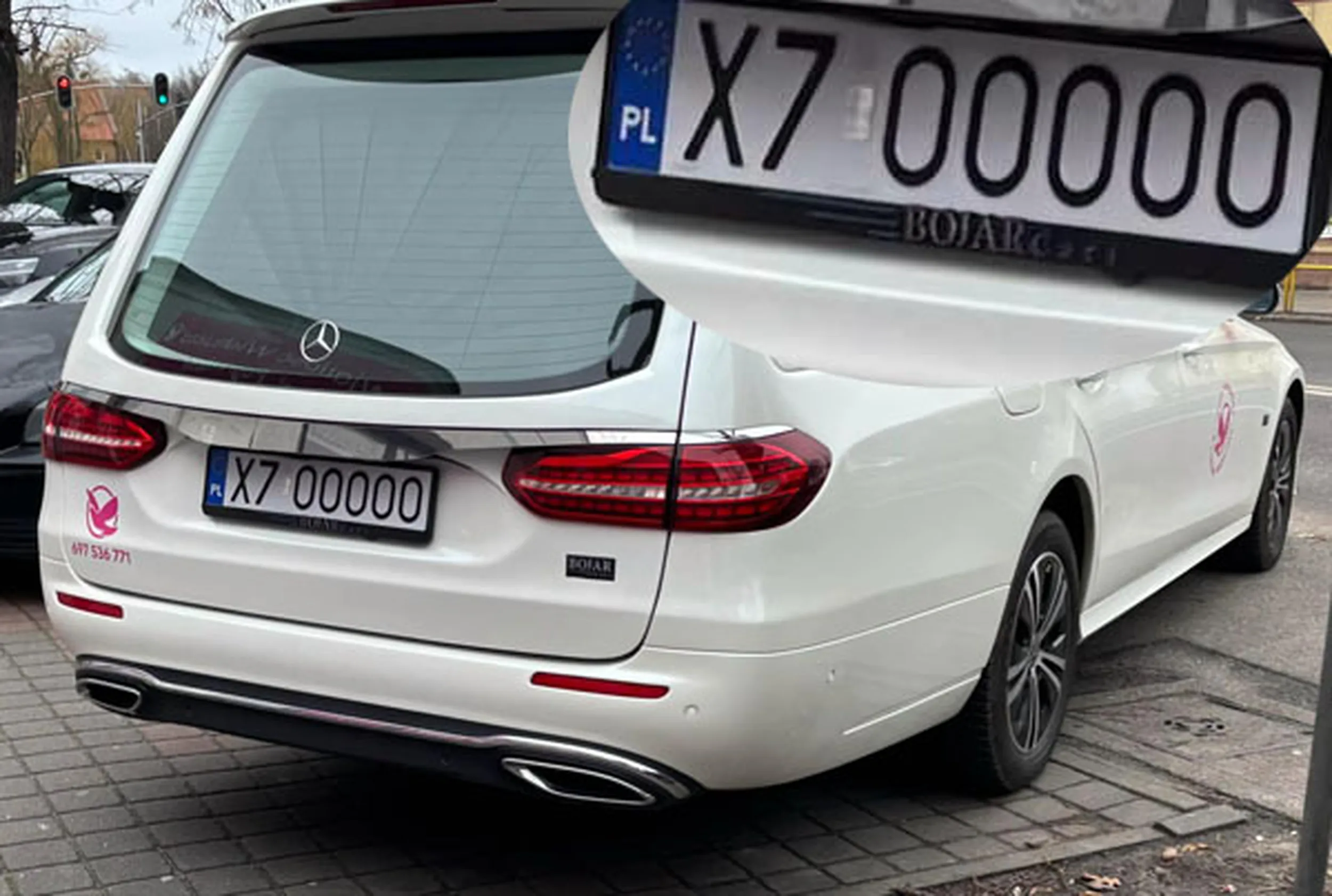 Fajny numer, blacha X7 OOOOO