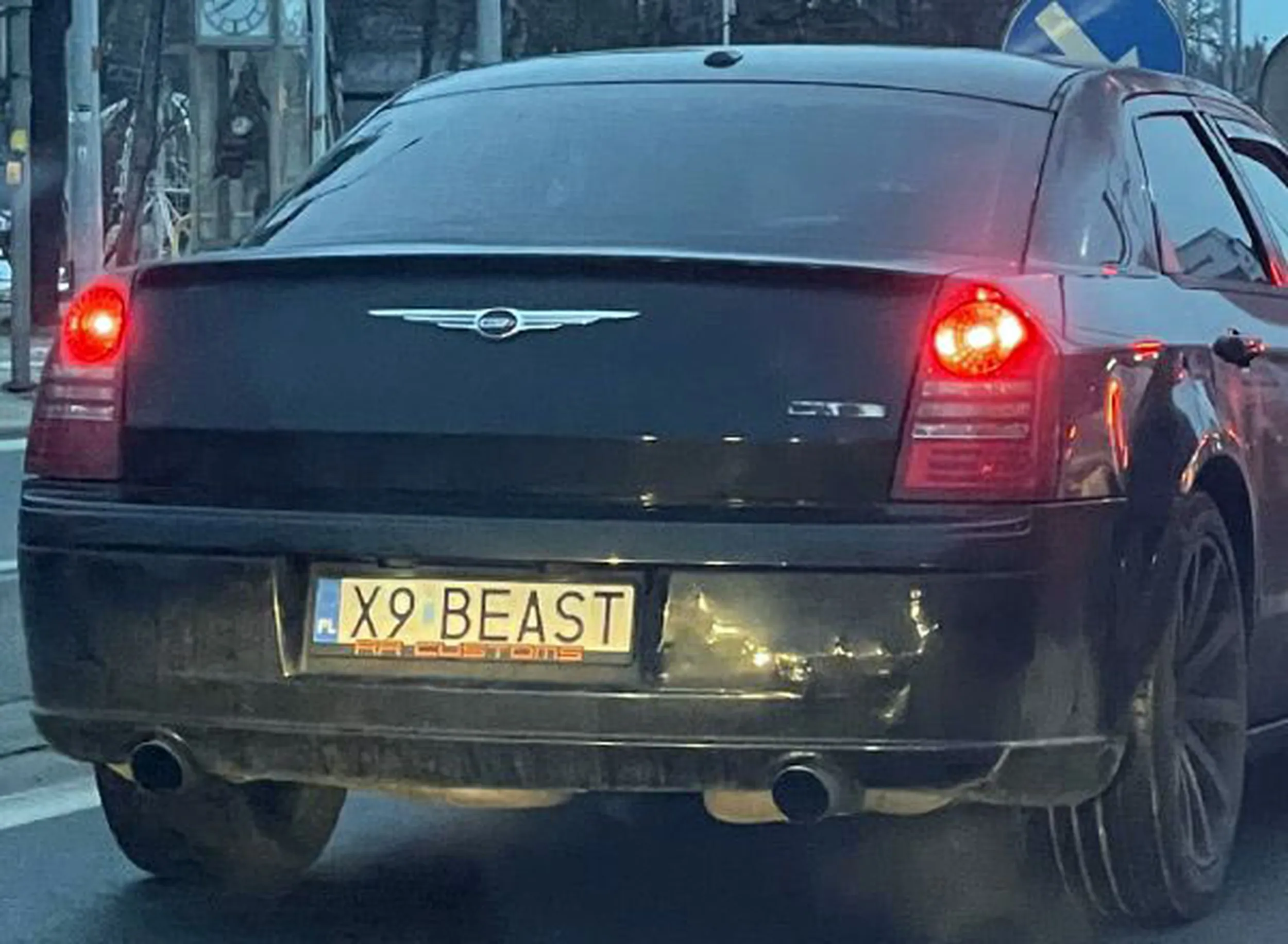 Fajny numer, blacha X9 BEAST
