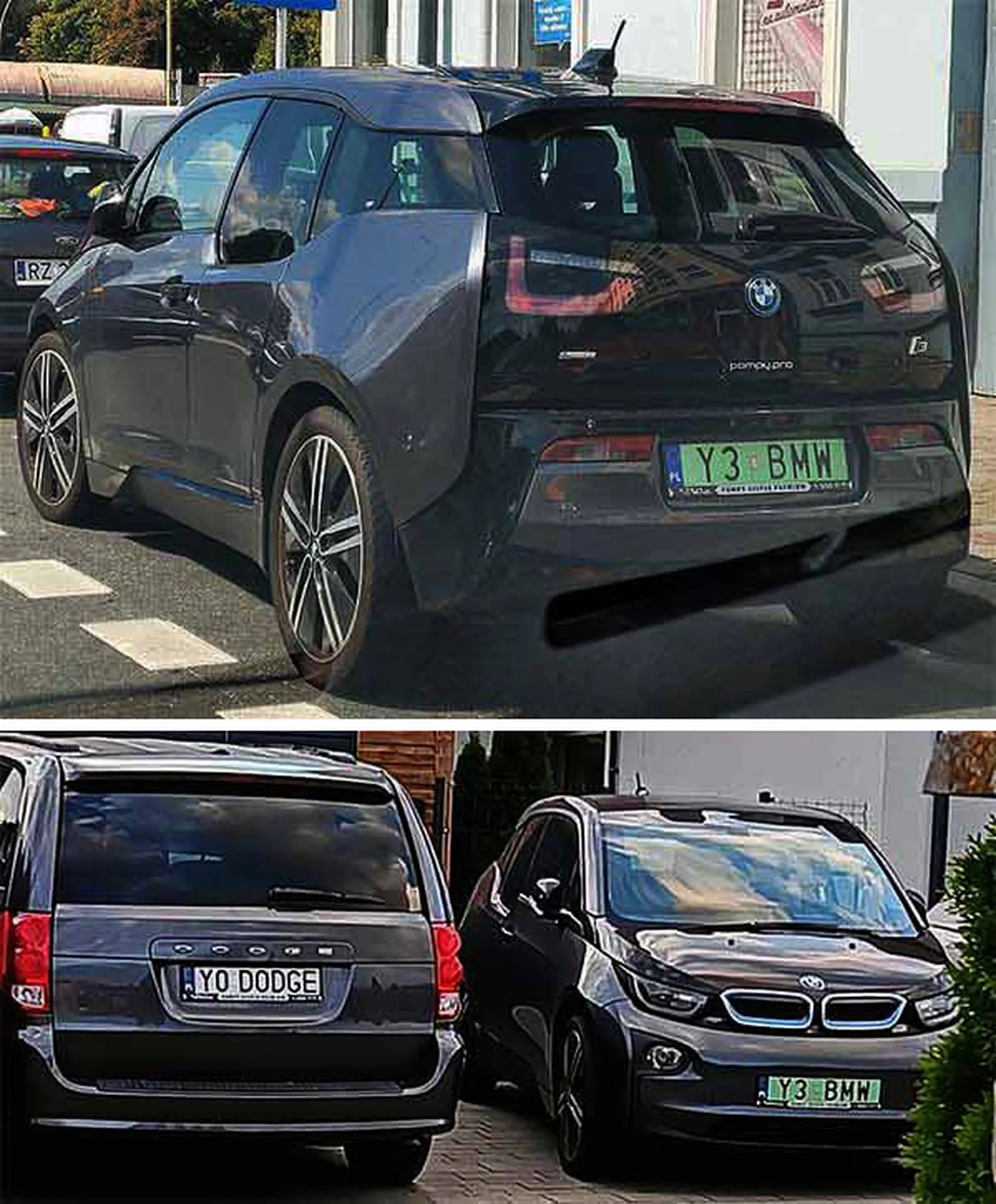 Fajny numer, blacha Y3 BMW