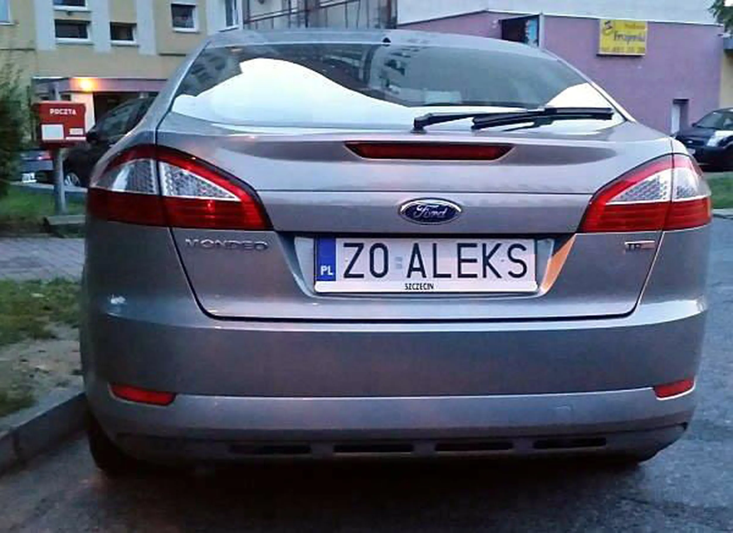 Fajny numer, blacha Z0 ALEKS