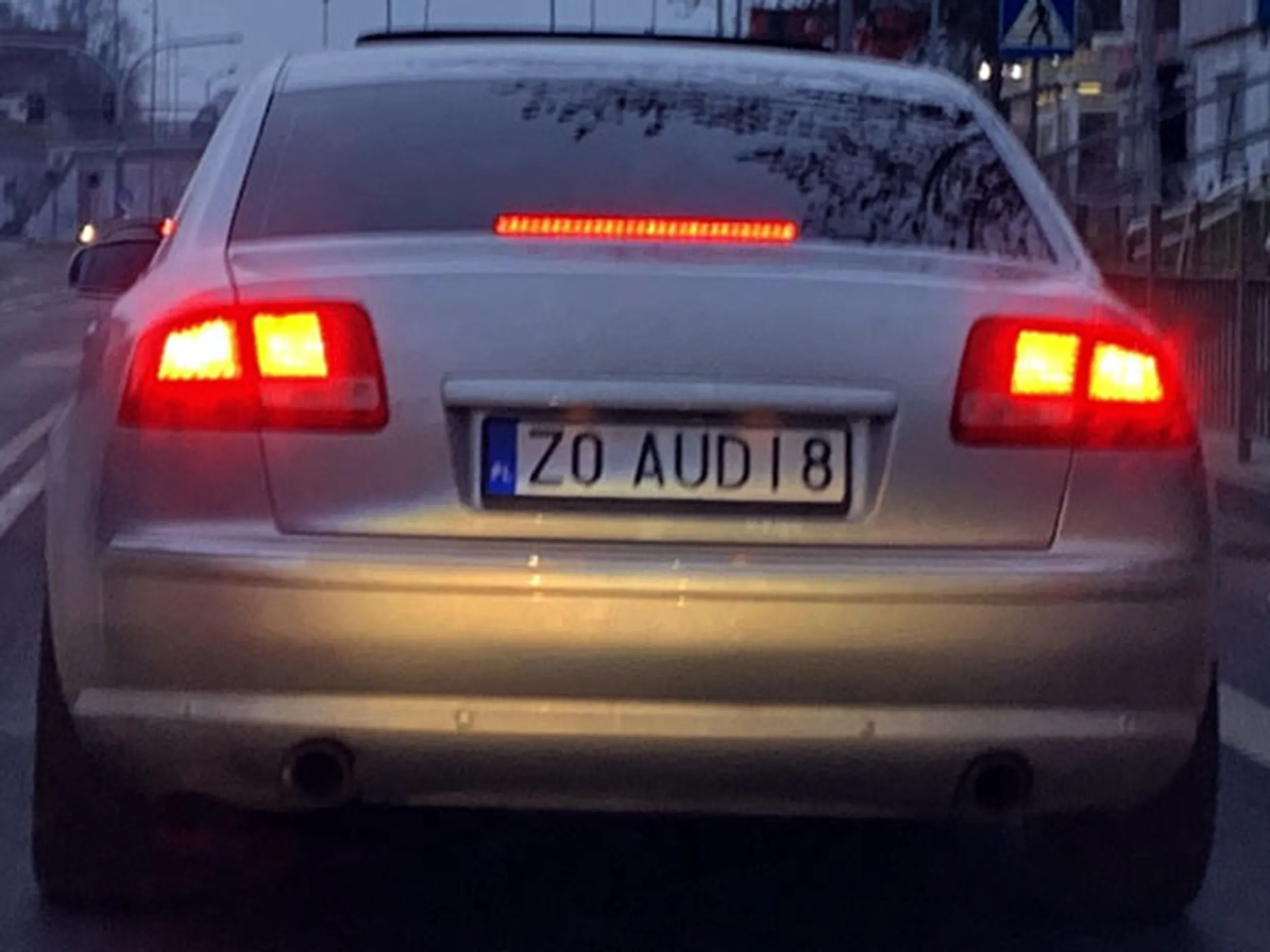 Fajny numer, blacha Z0 AUDI8