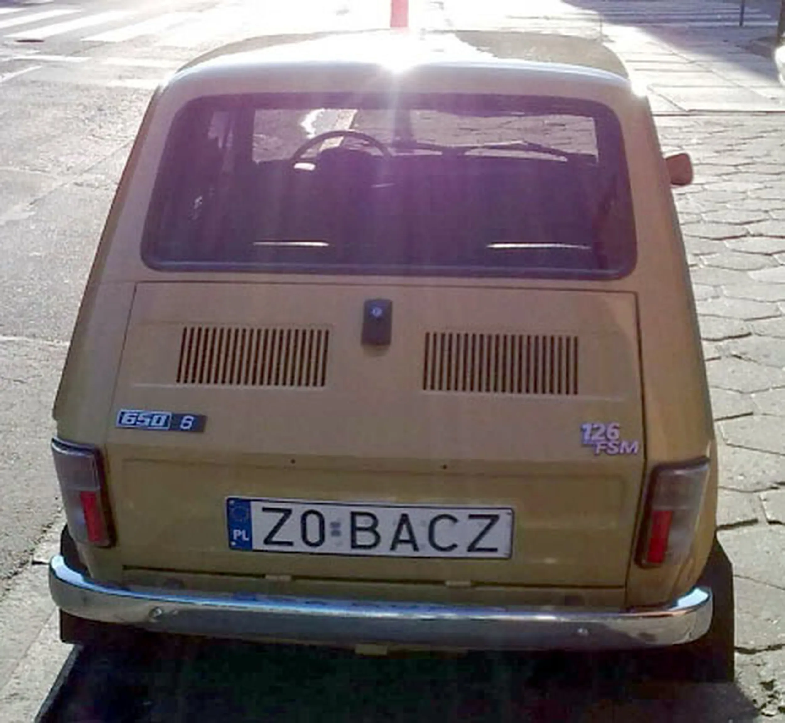 Fajny numer, blacha Z0 BACZ