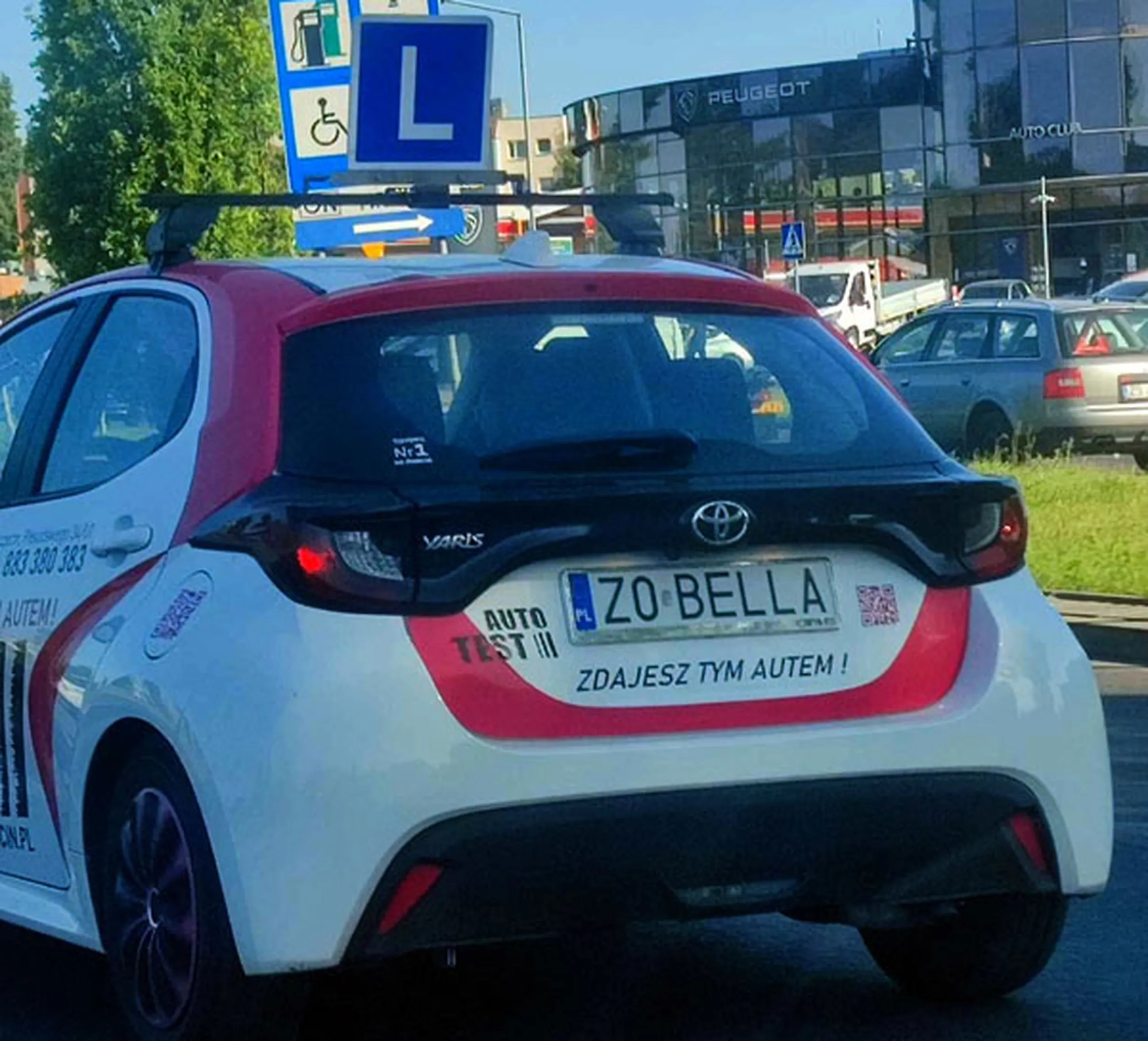 Fajny numer, blacha Z0 BELLA