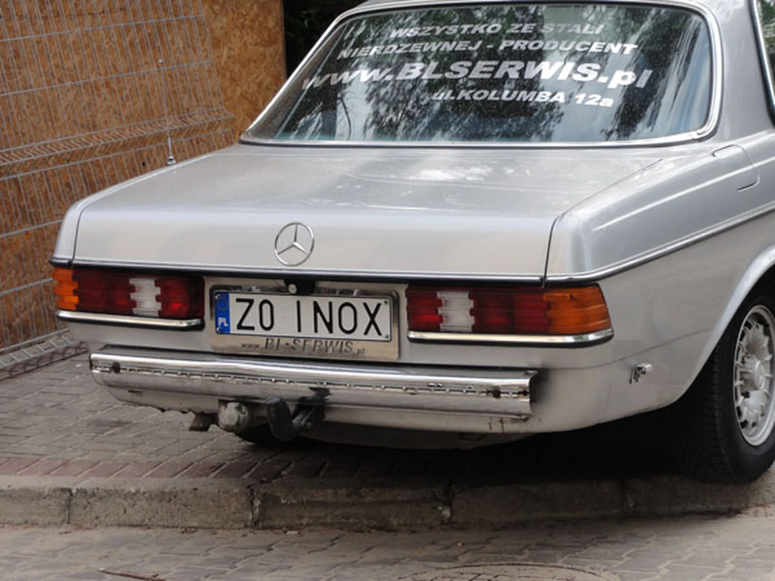 Fajny numer, blacha Z0 INOX