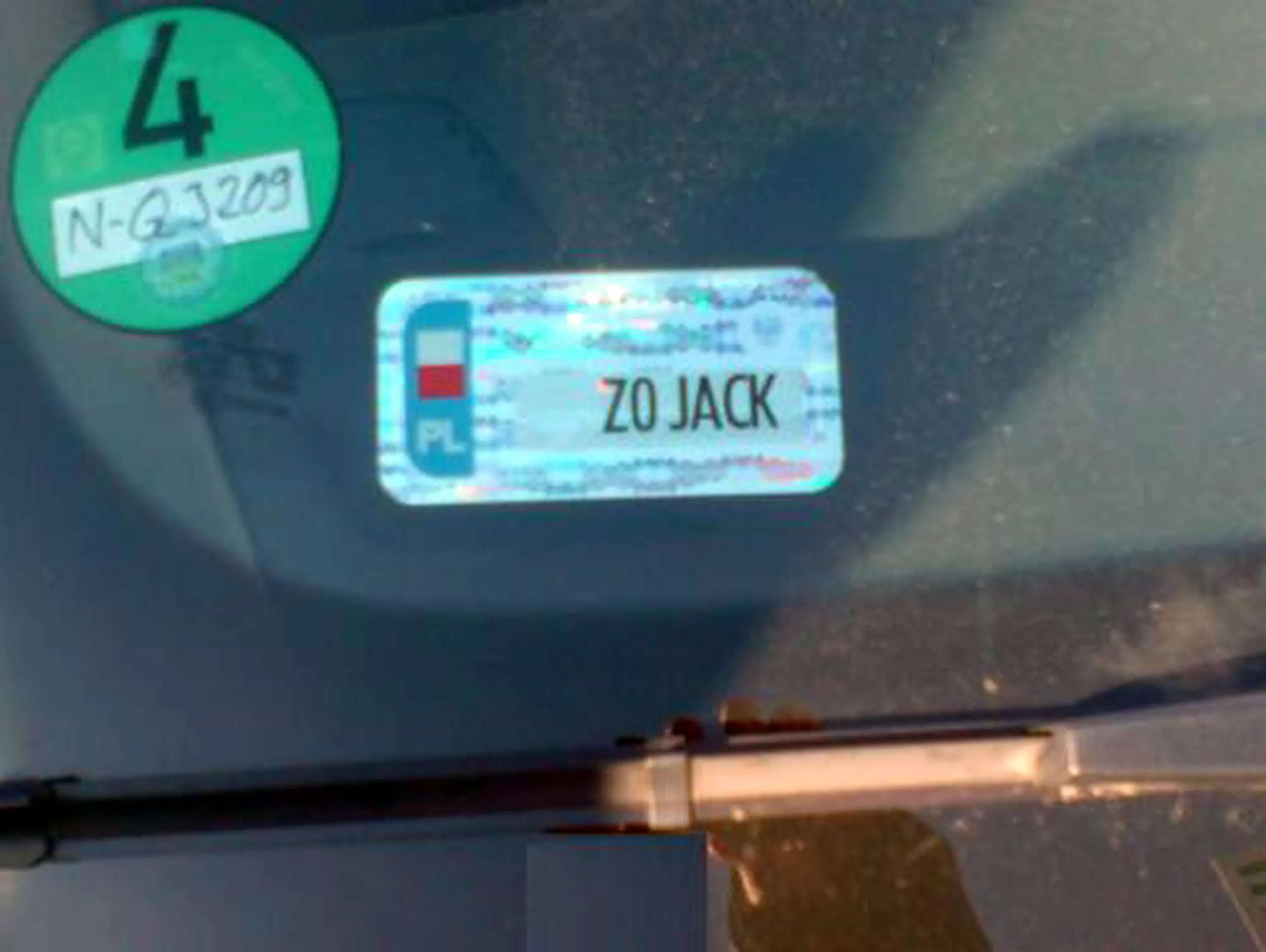 Fajny numer, blacha Z0 JACK