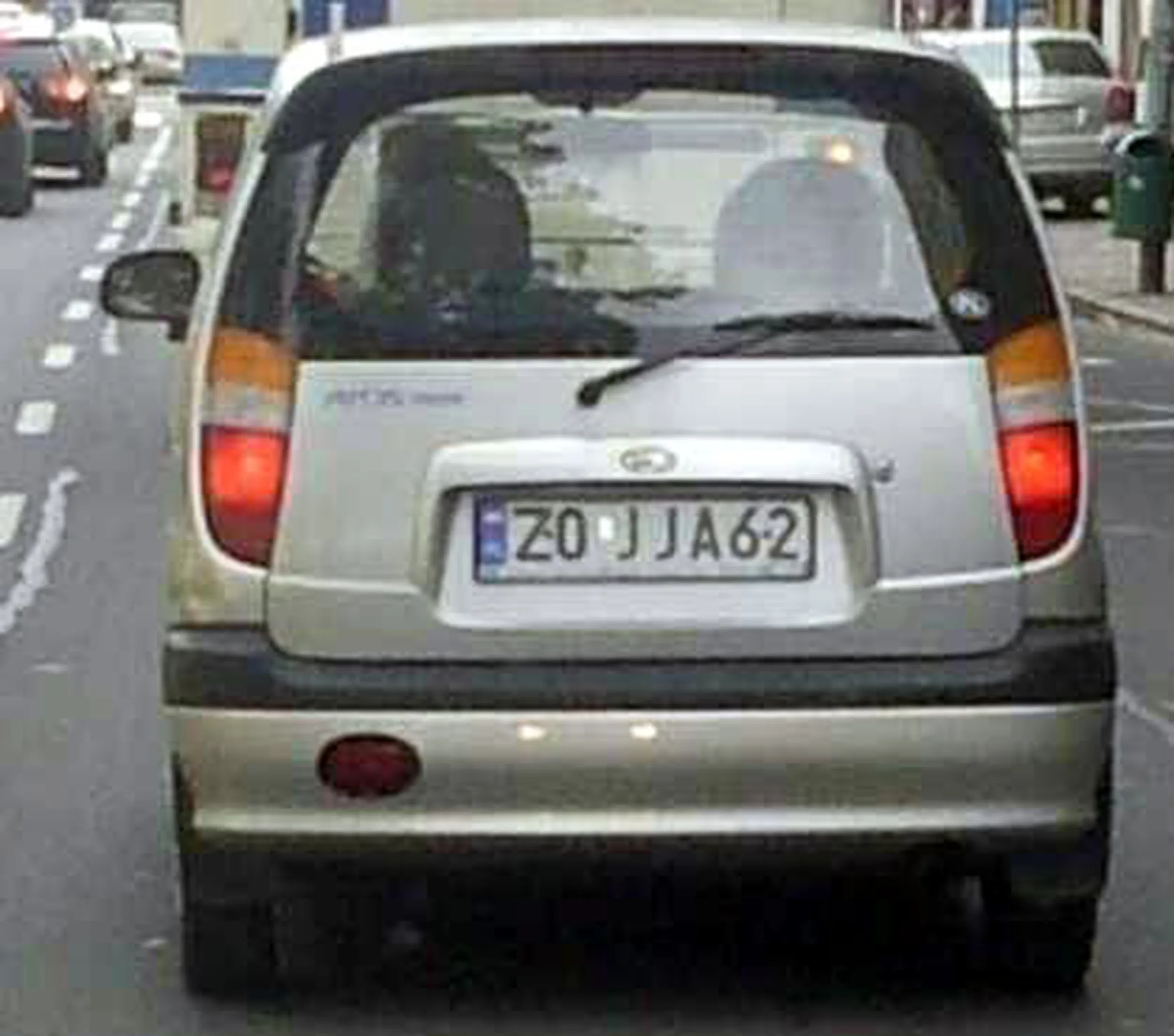 Fajny numer, blacha Z0 JJA62