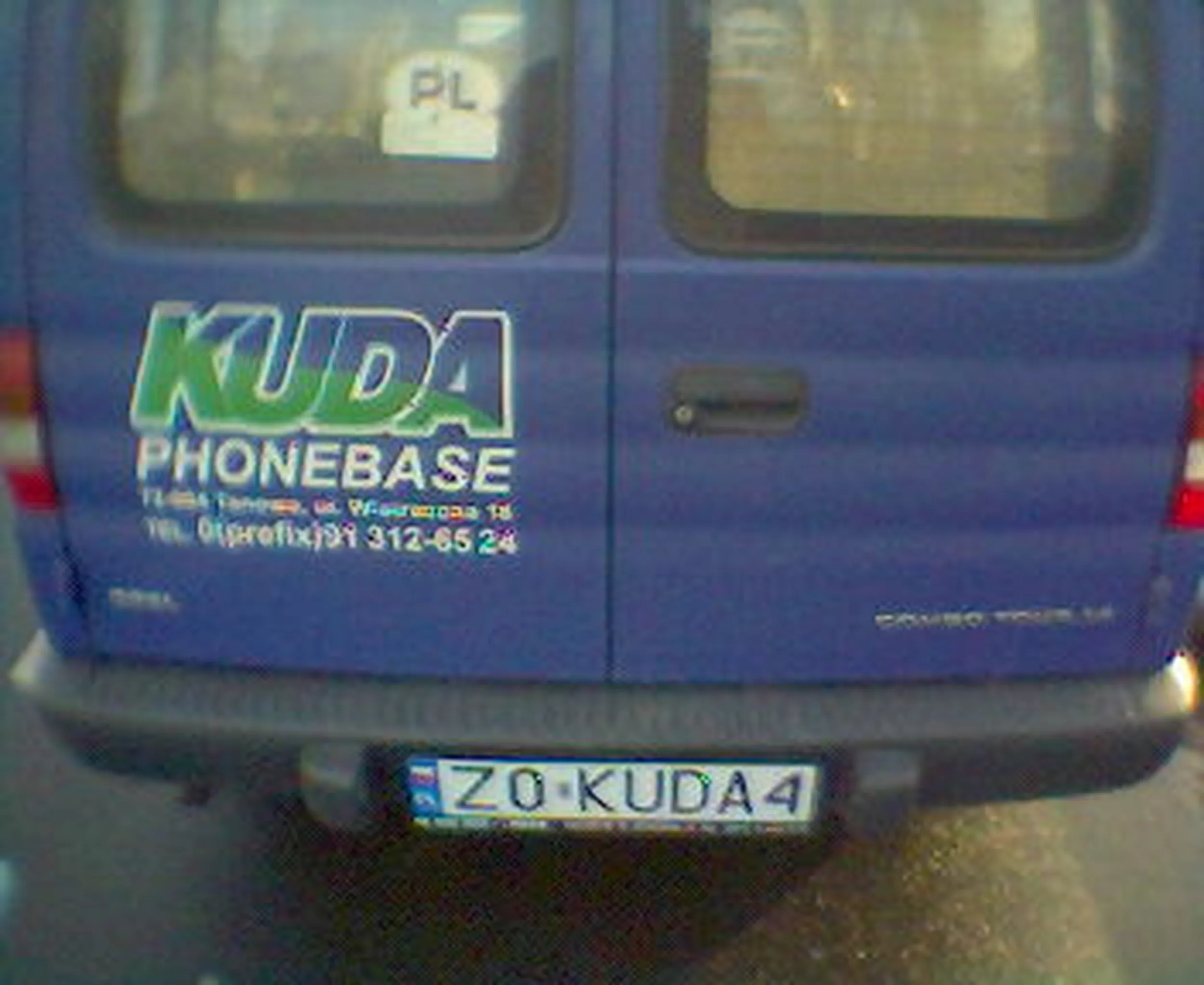 Fajny numer, blacha Z0 KUDA4