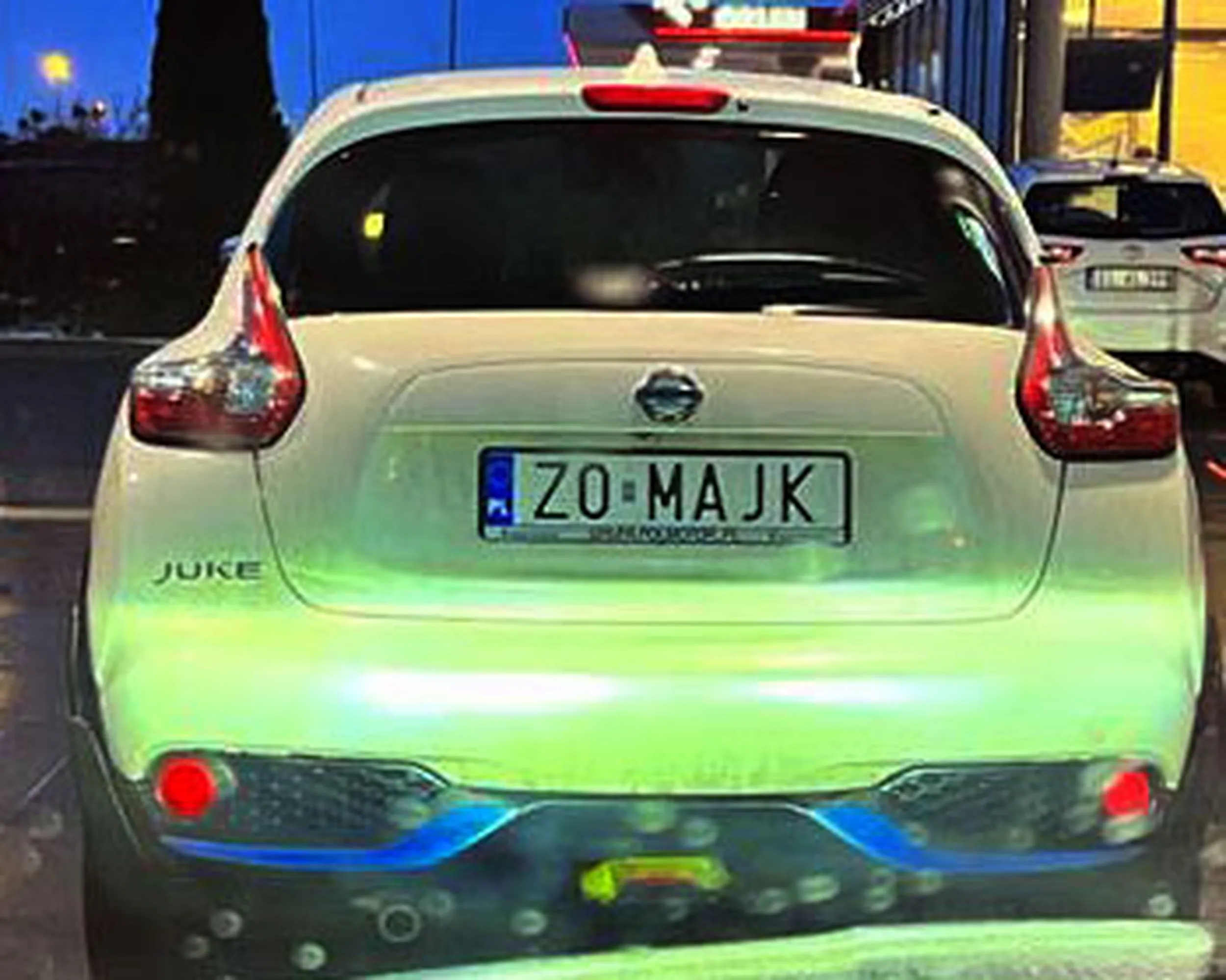 Fajny numer, blacha Z0 MAJK