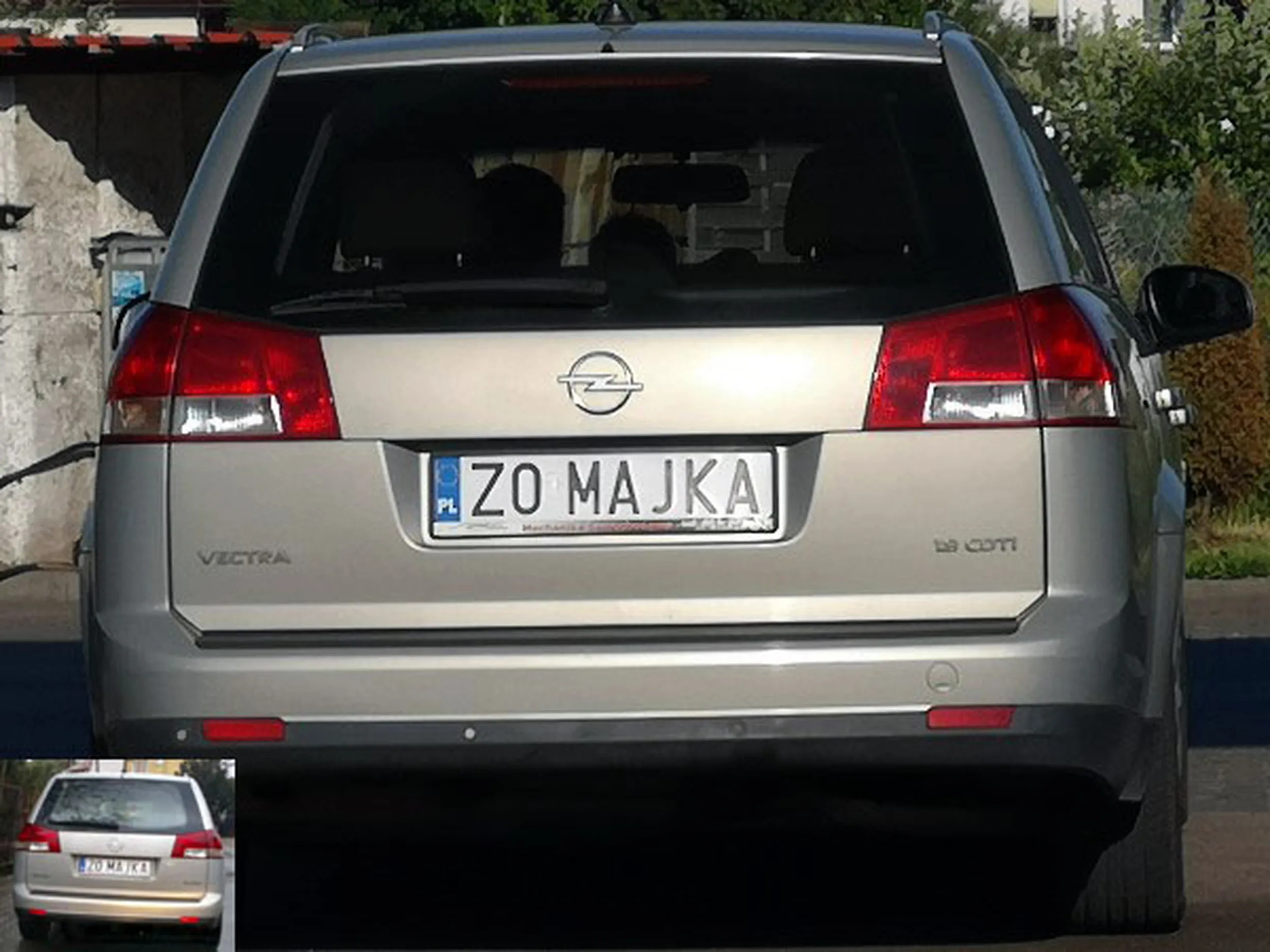 Fajny numer, blacha Z0 MAJKA