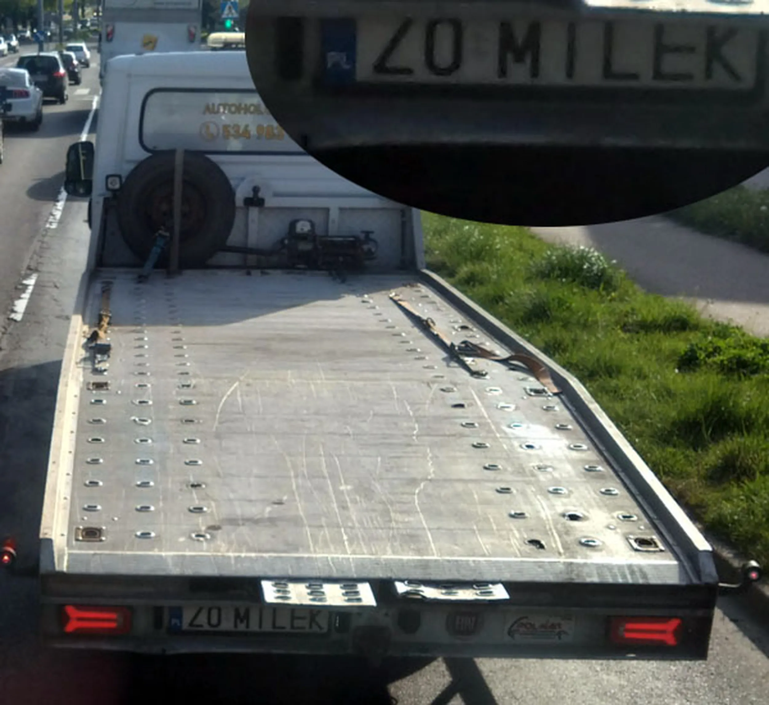 Fajny numer, blacha Z0 MILEK