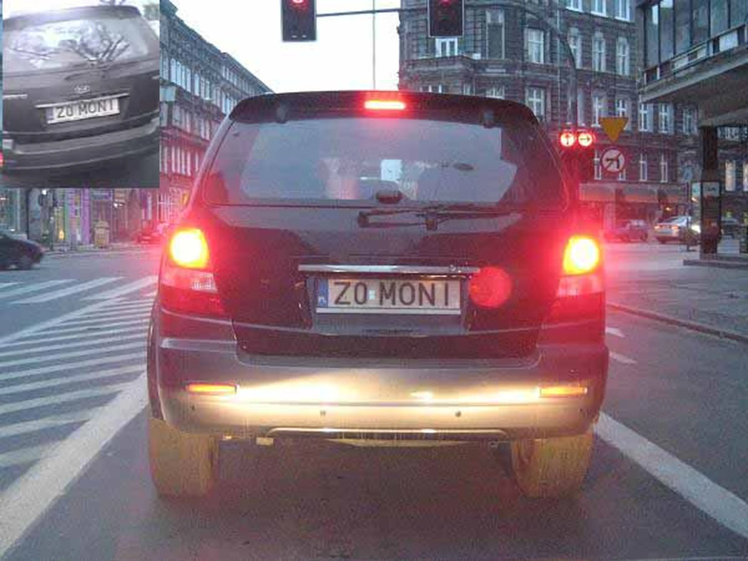 Fajny numer, blacha Z0 MONI