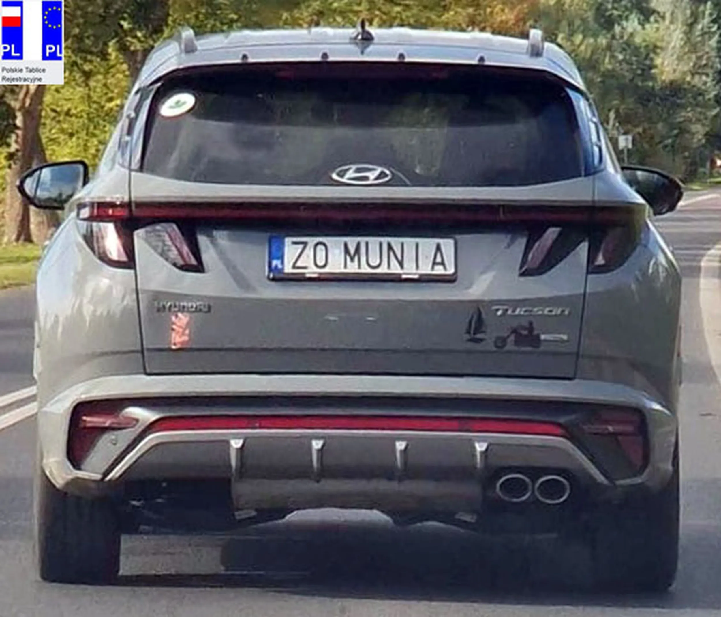 Fajny numer, blacha Z0 MUNIA