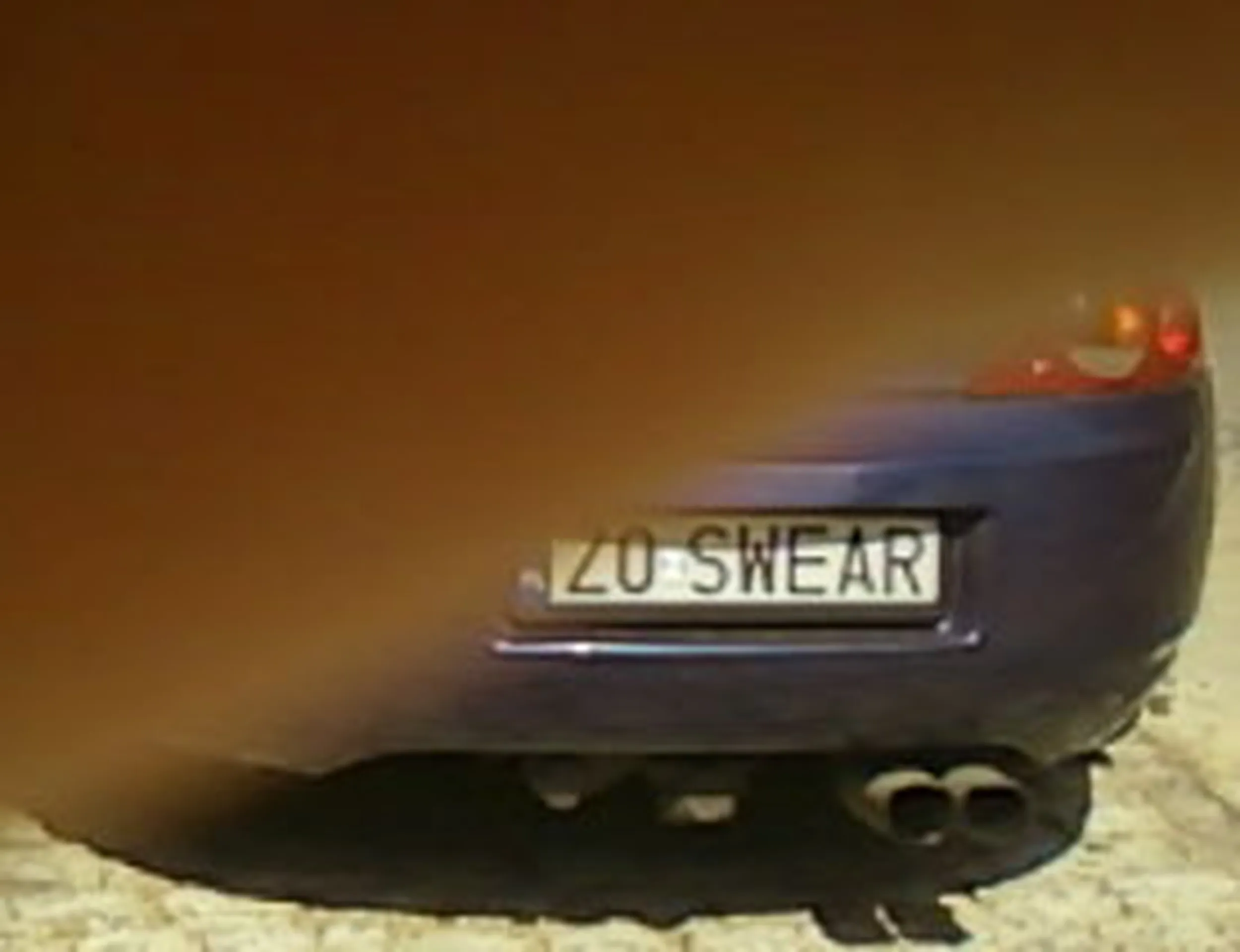 Fajny numer, blacha Z0 SWEAR