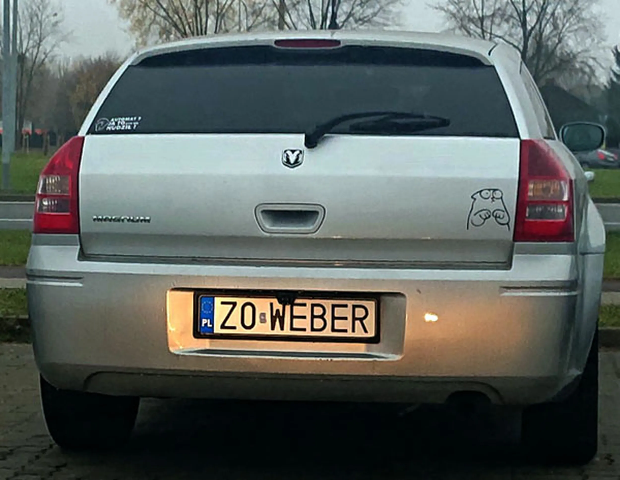 Fajny numer, blacha Z0 WEBER