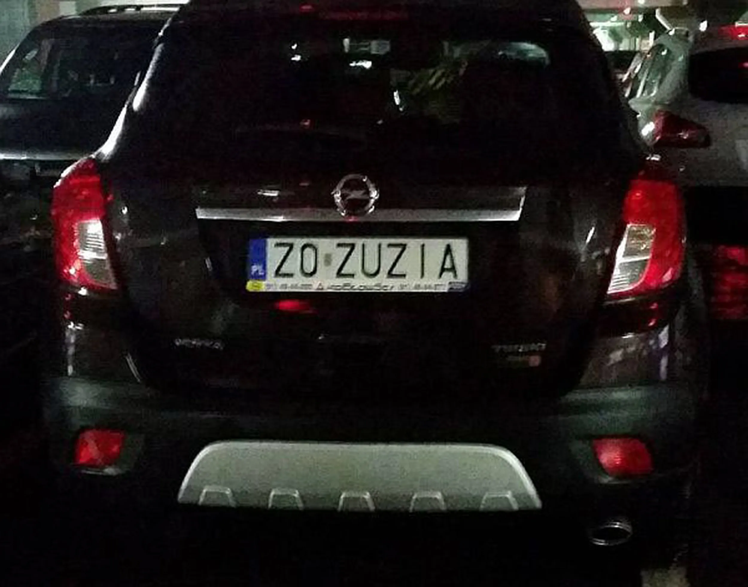 Fajny numer, blacha Z0 ZUZIA