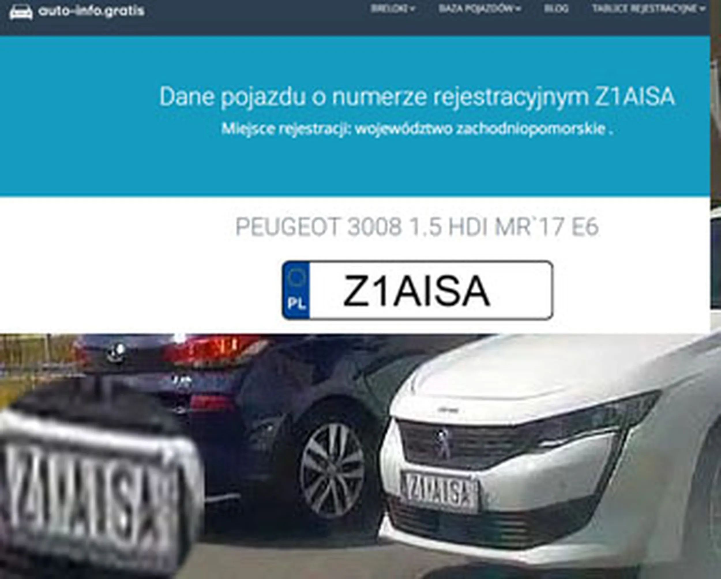 Fajny numer, blacha Z1 AISA