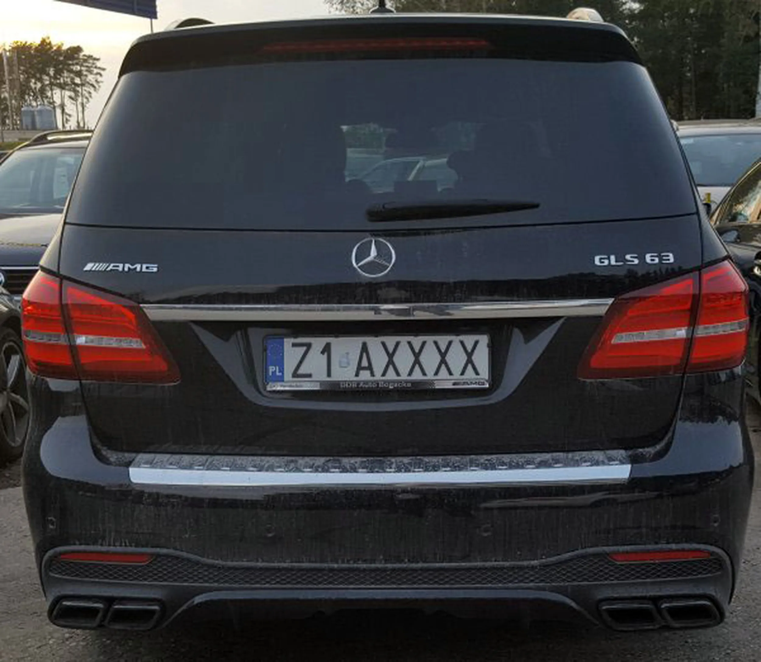 Fajny numer, blacha Z1 AXXXX