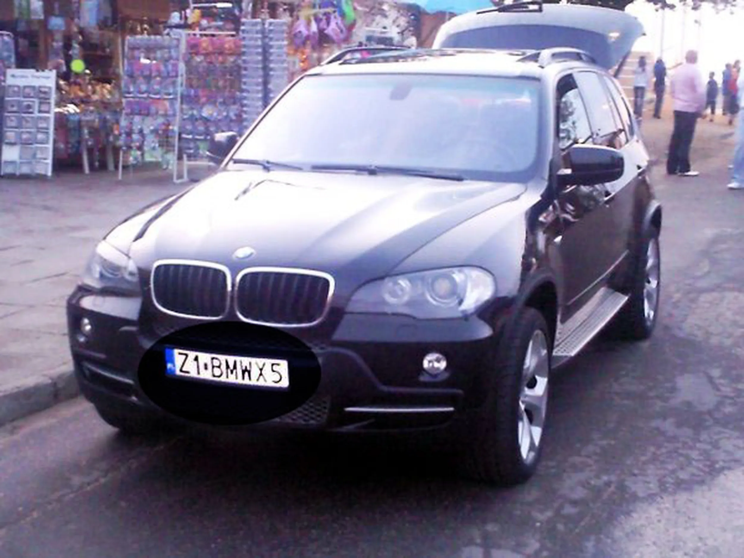 Fajny numer, blacha Z1 BMWX5