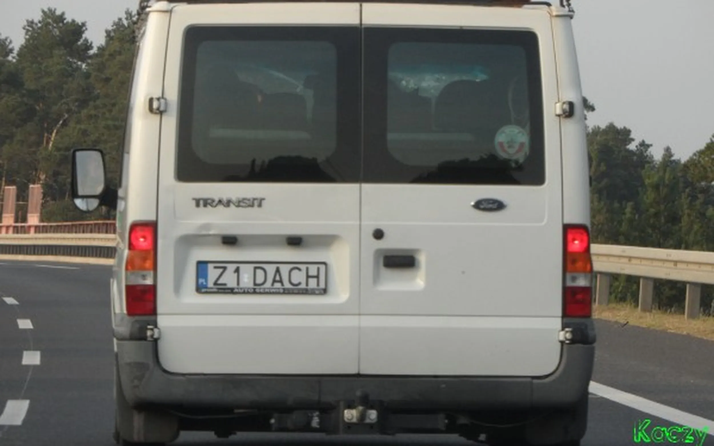 Fajny numer, blacha Z1 DACH