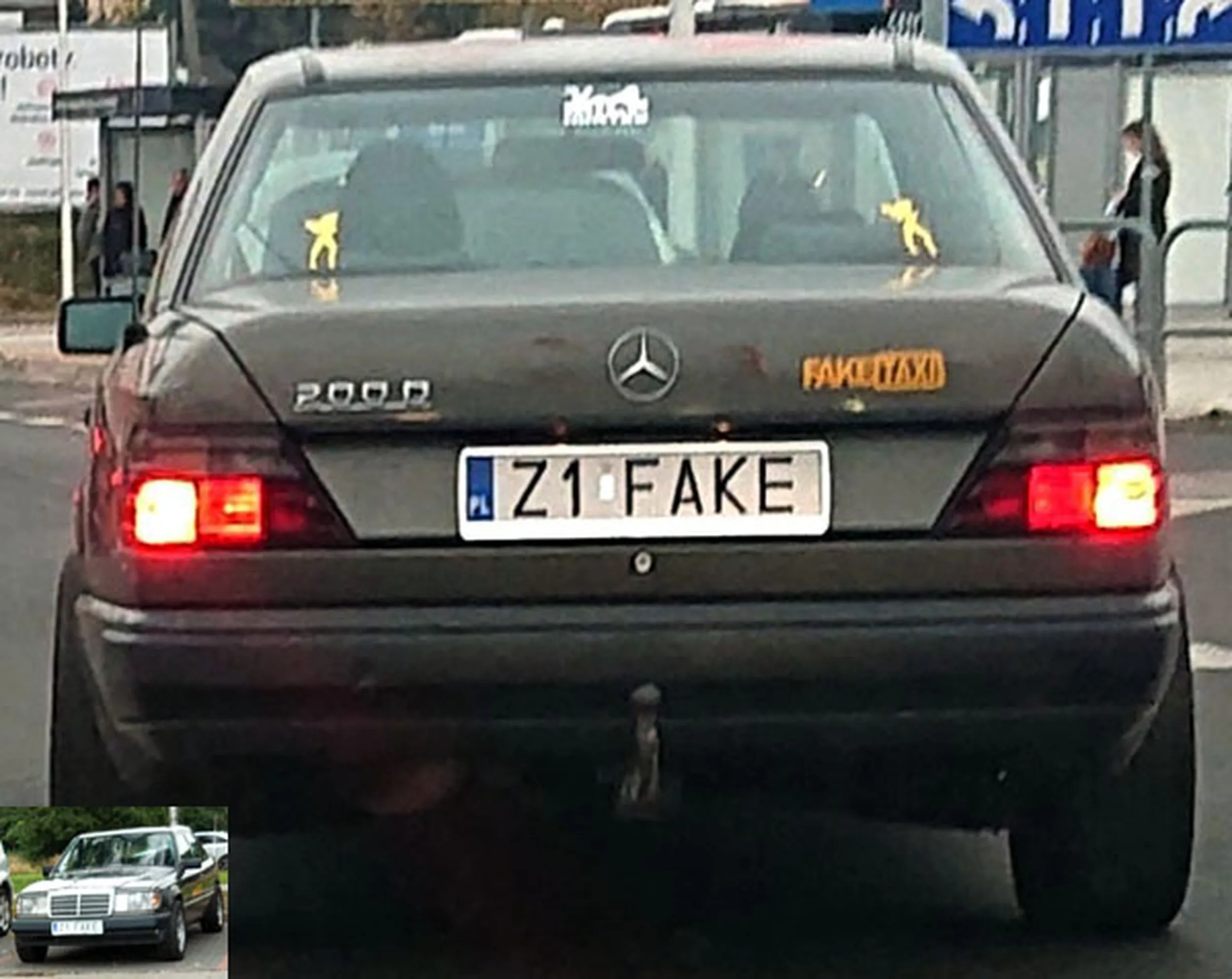 Fajny numer, blacha Z1 FAKE