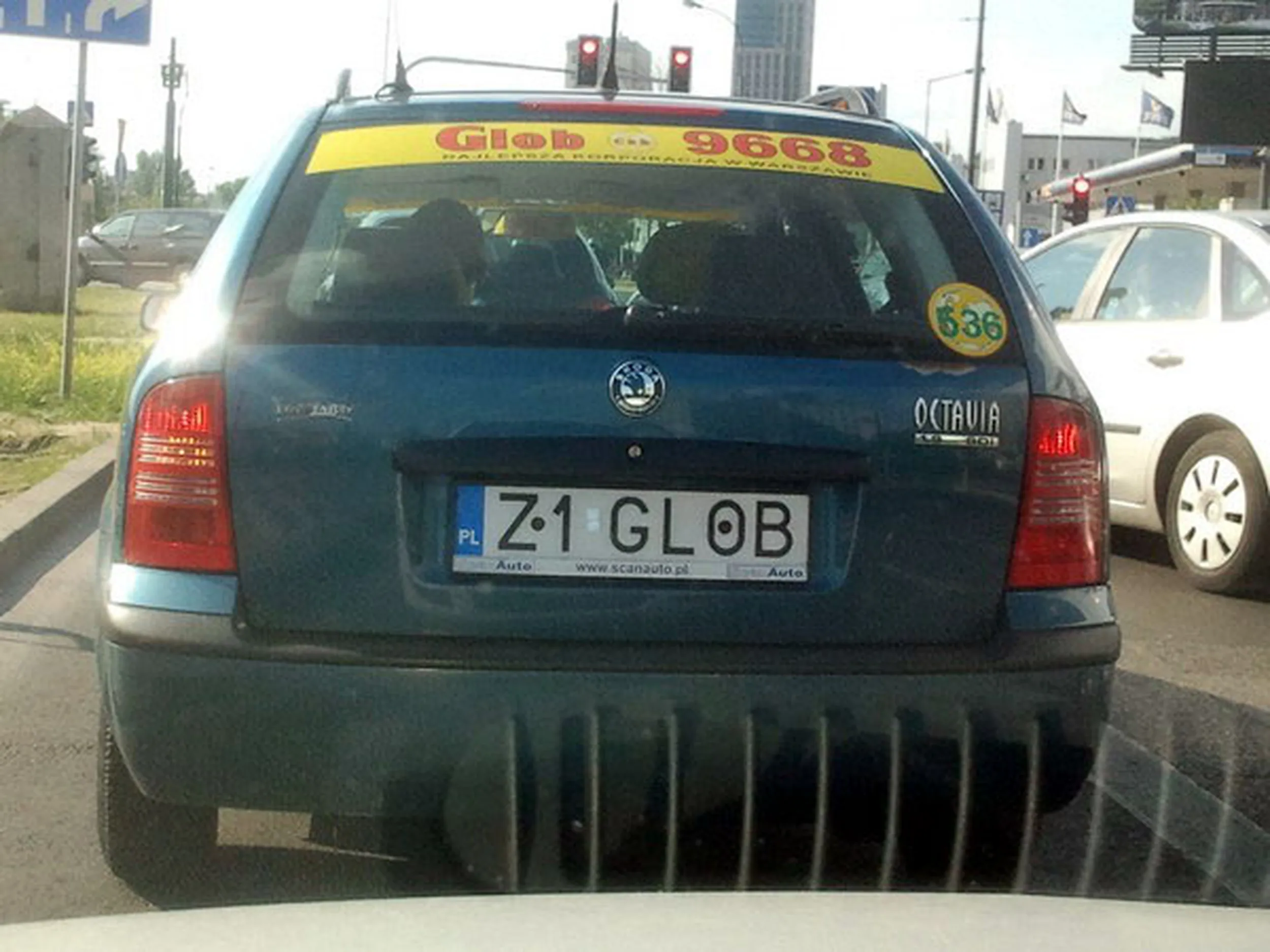 Fajny numer, blacha Z1 GLOB