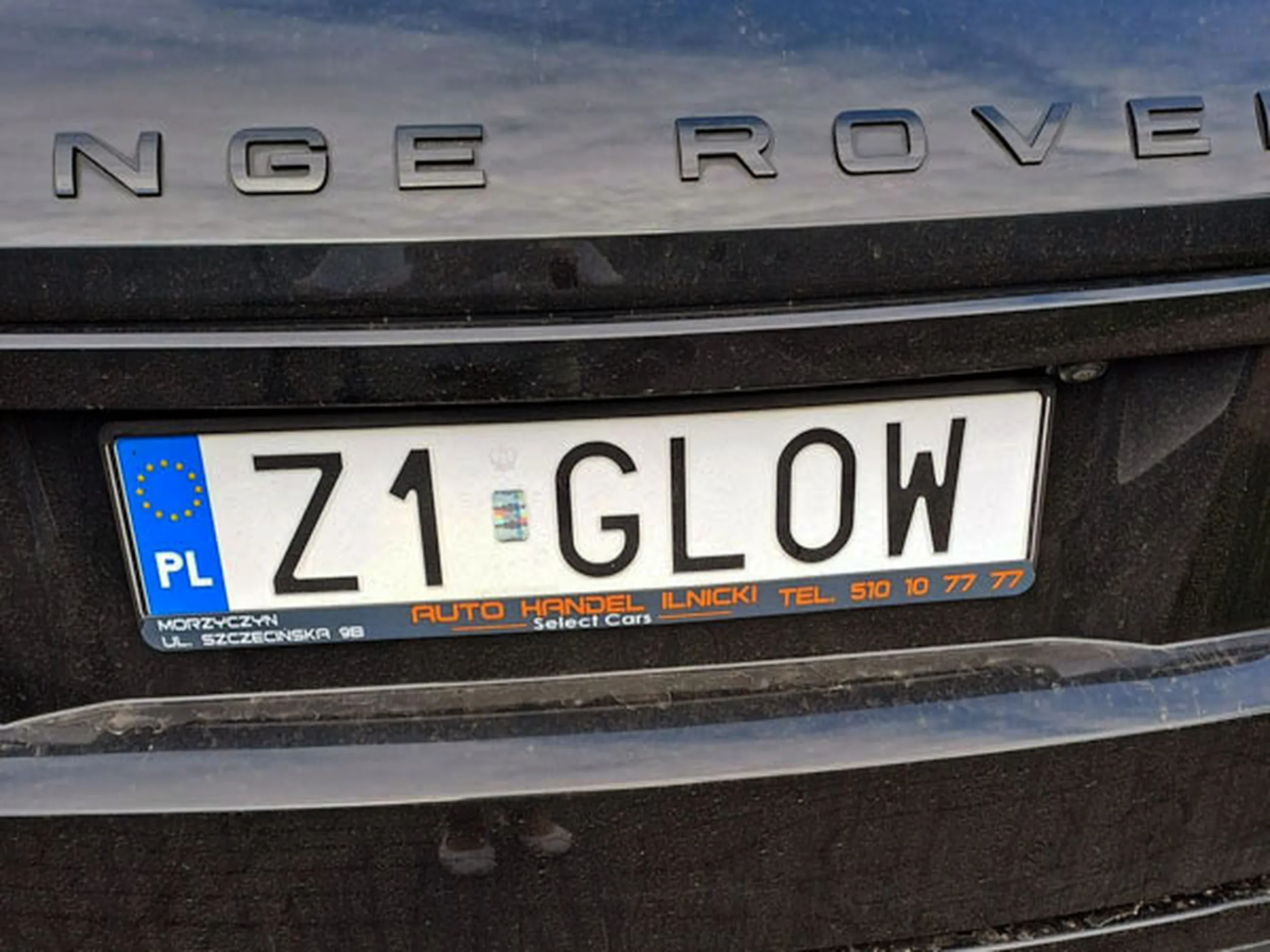 Fajny numer, blacha Z1 GLOW