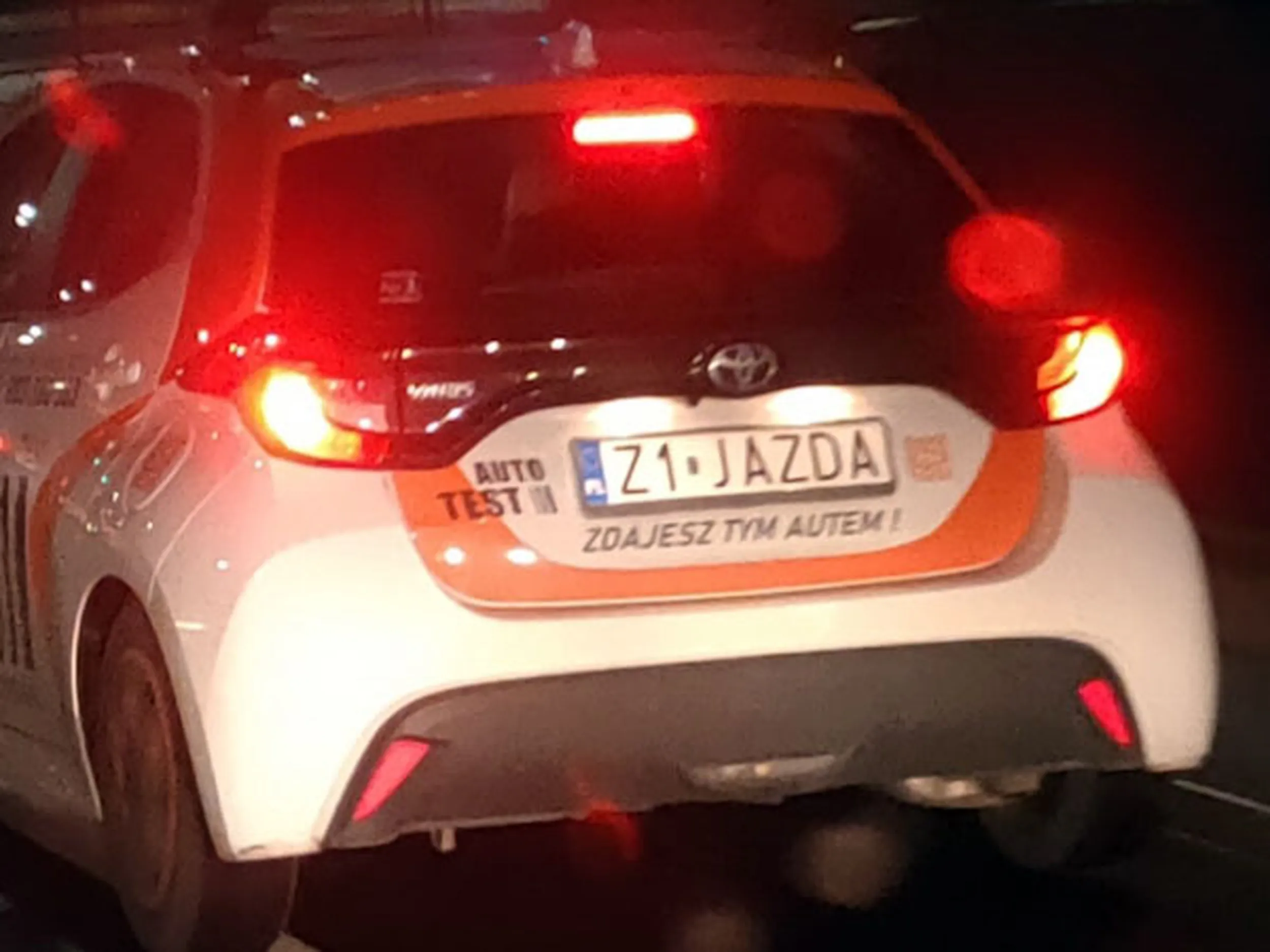 Fajny numer, blacha Z1 JAZDA