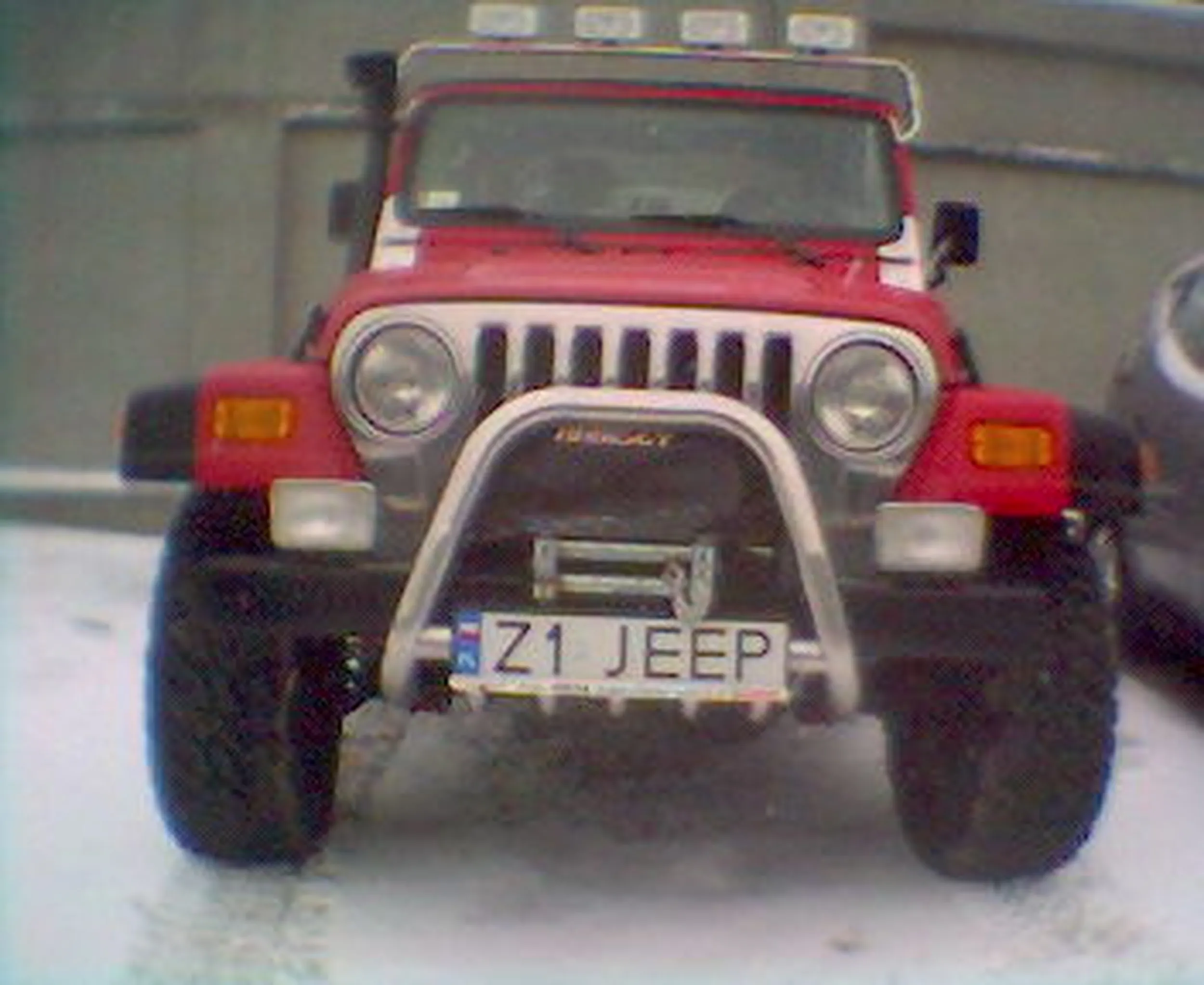 Fajny numer, blacha Z1 JEEP