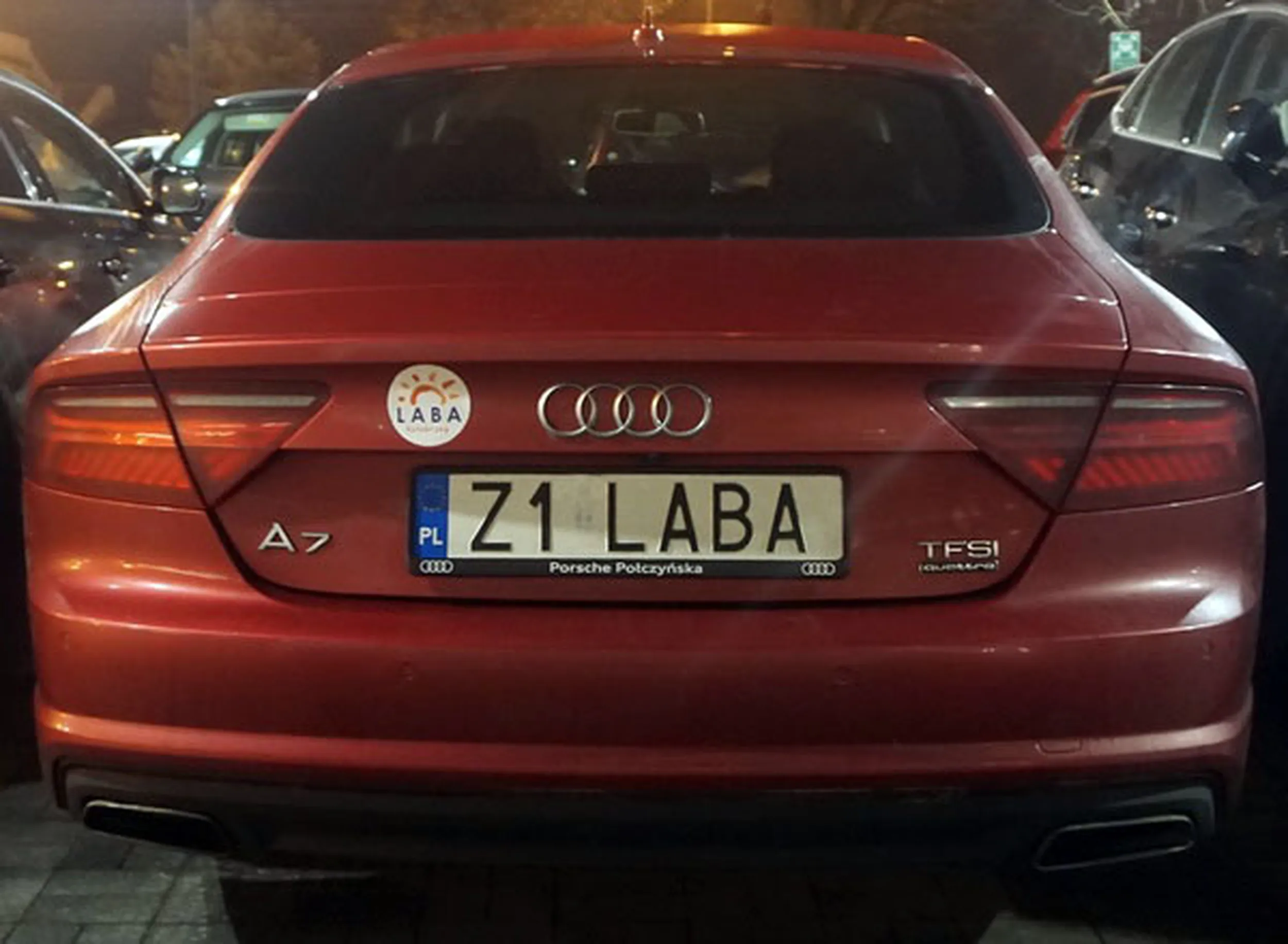 Fajny numer, blacha Z1 LABA