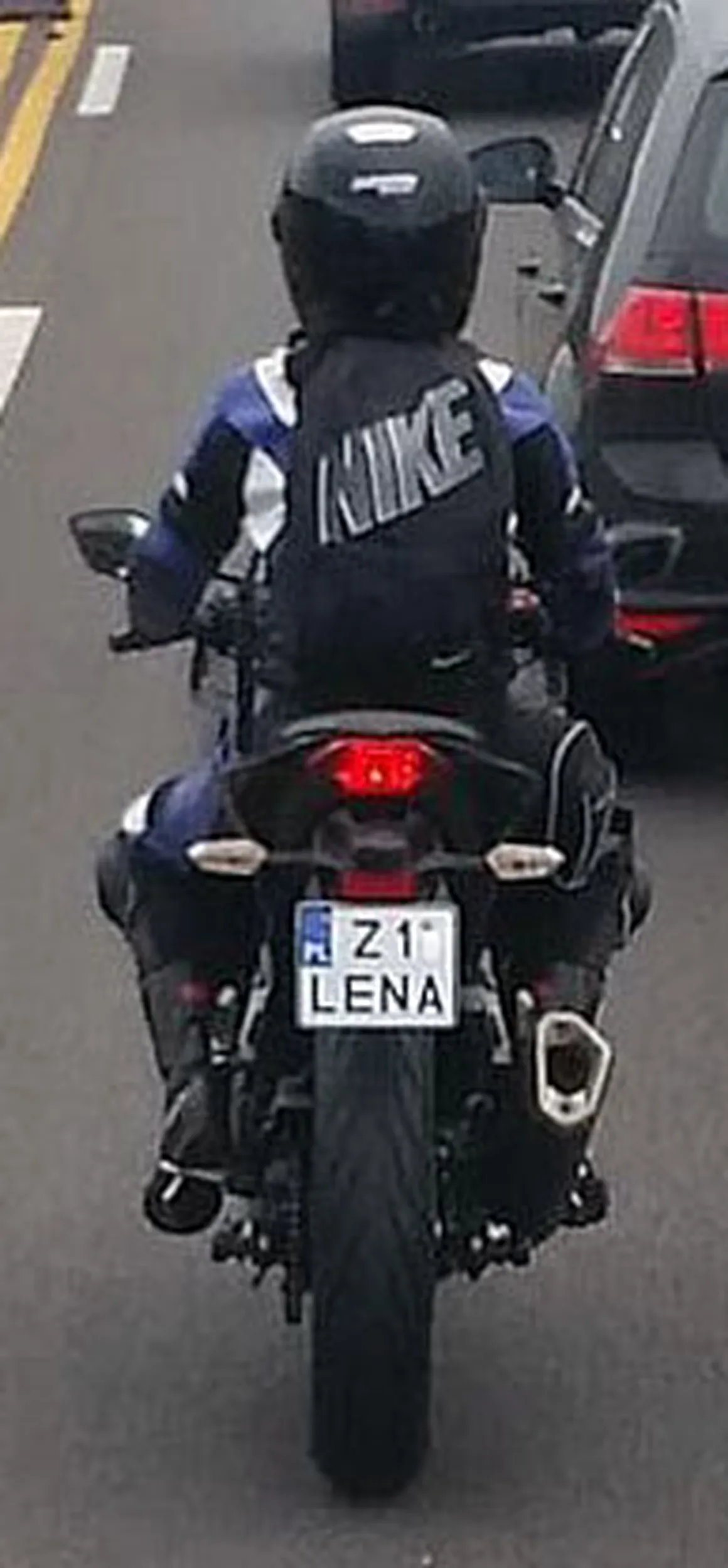 Fajny numer, blacha Z1 LENA