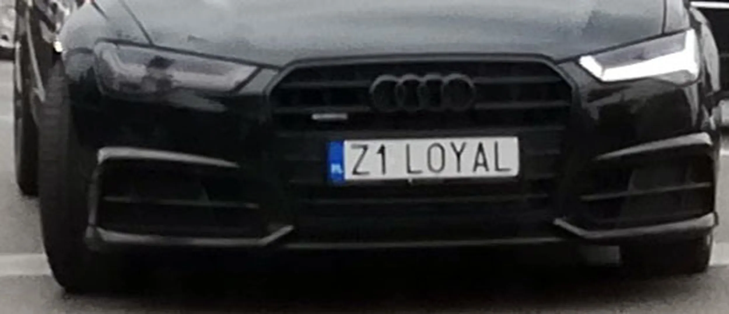 Fajny numer, blacha Z1 LOYAL