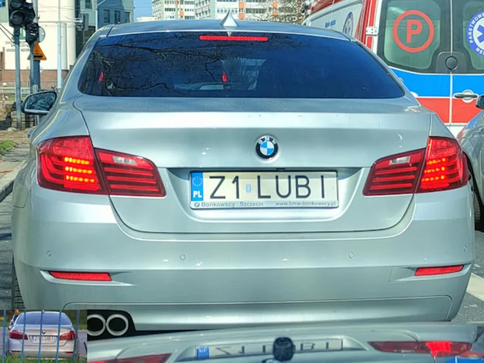 Fajny numer, blacha Z1 LUBI