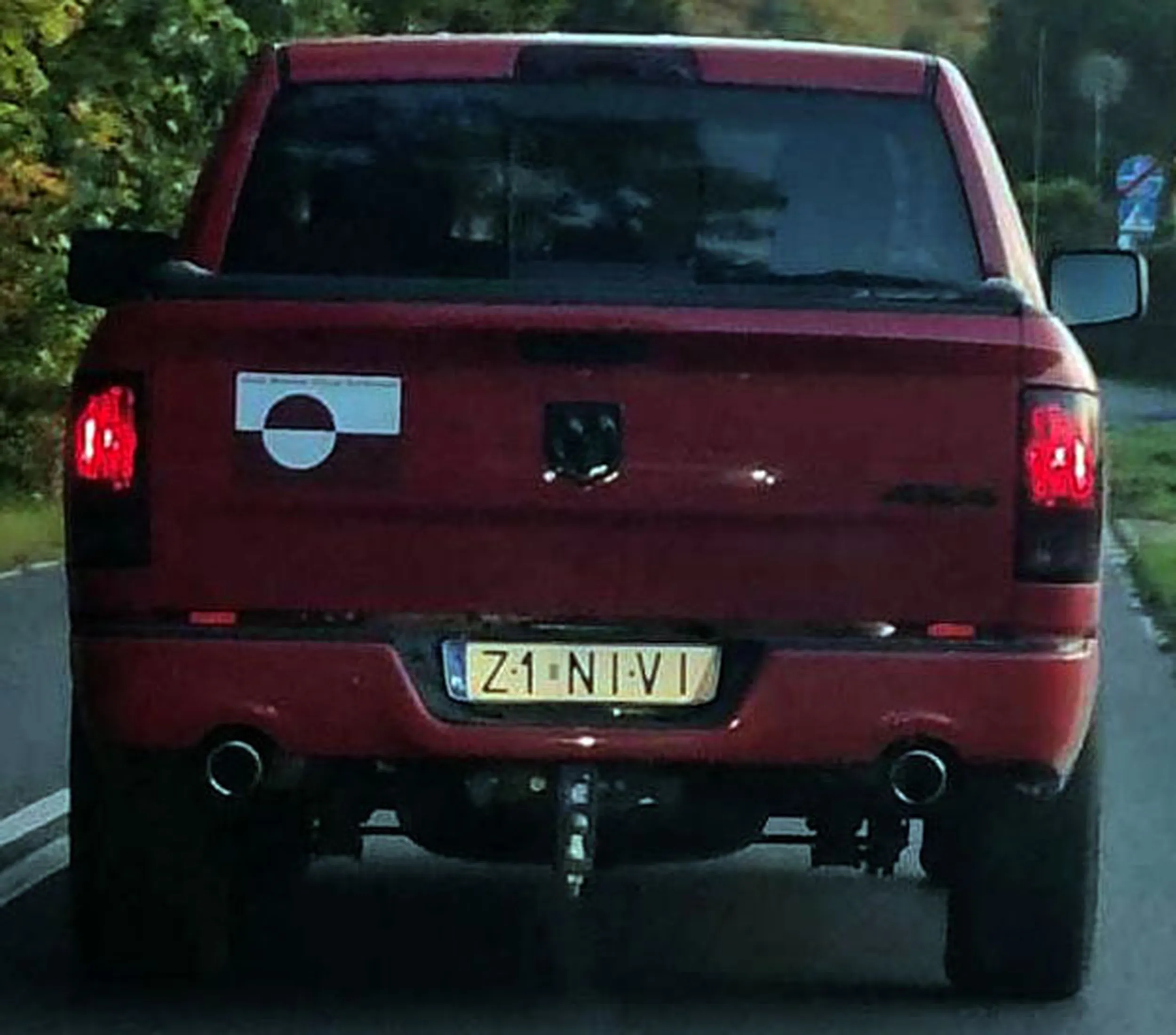 Fajny numer, blacha Z1 NIVI