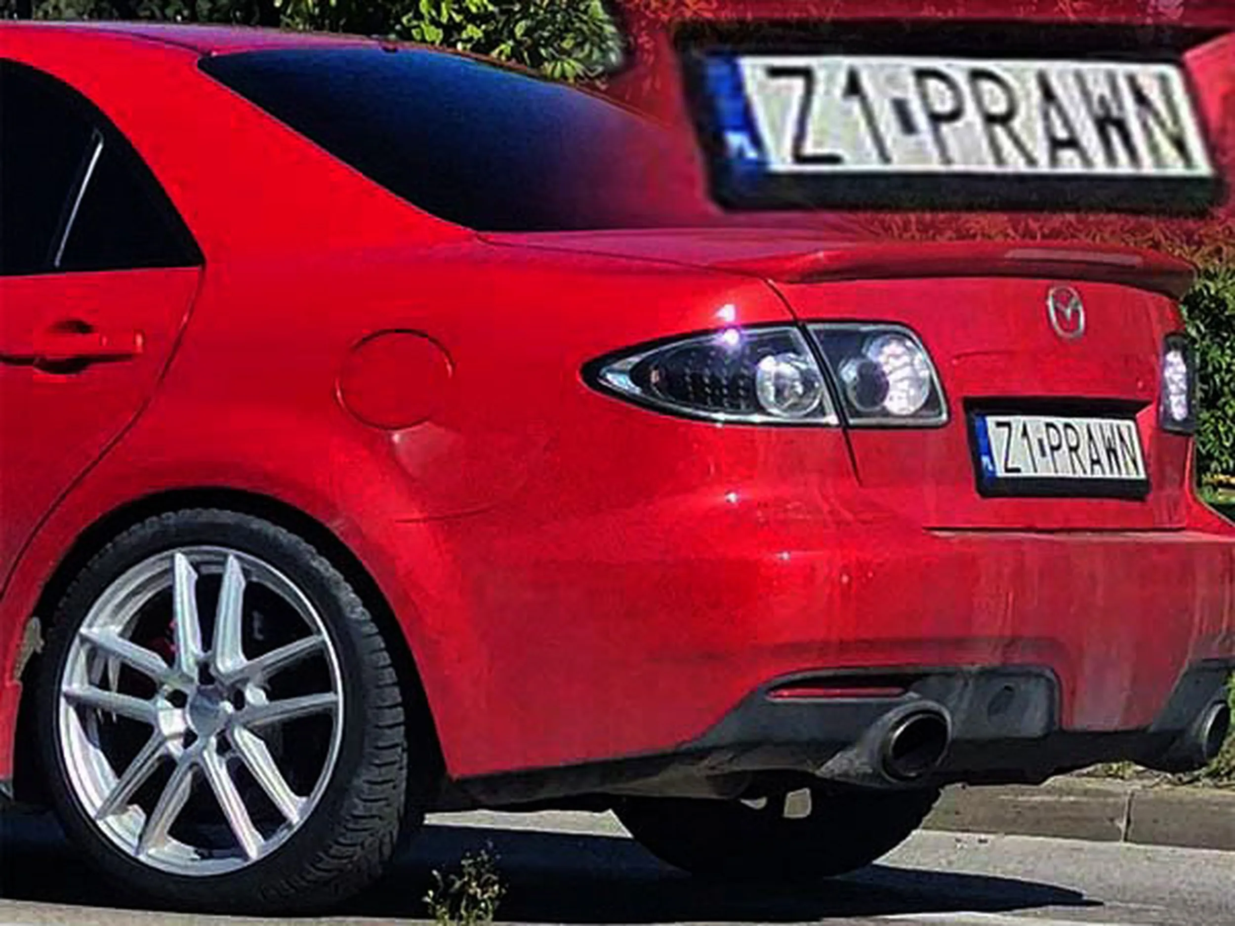 Fajny numer, blacha Z1 PRAWN