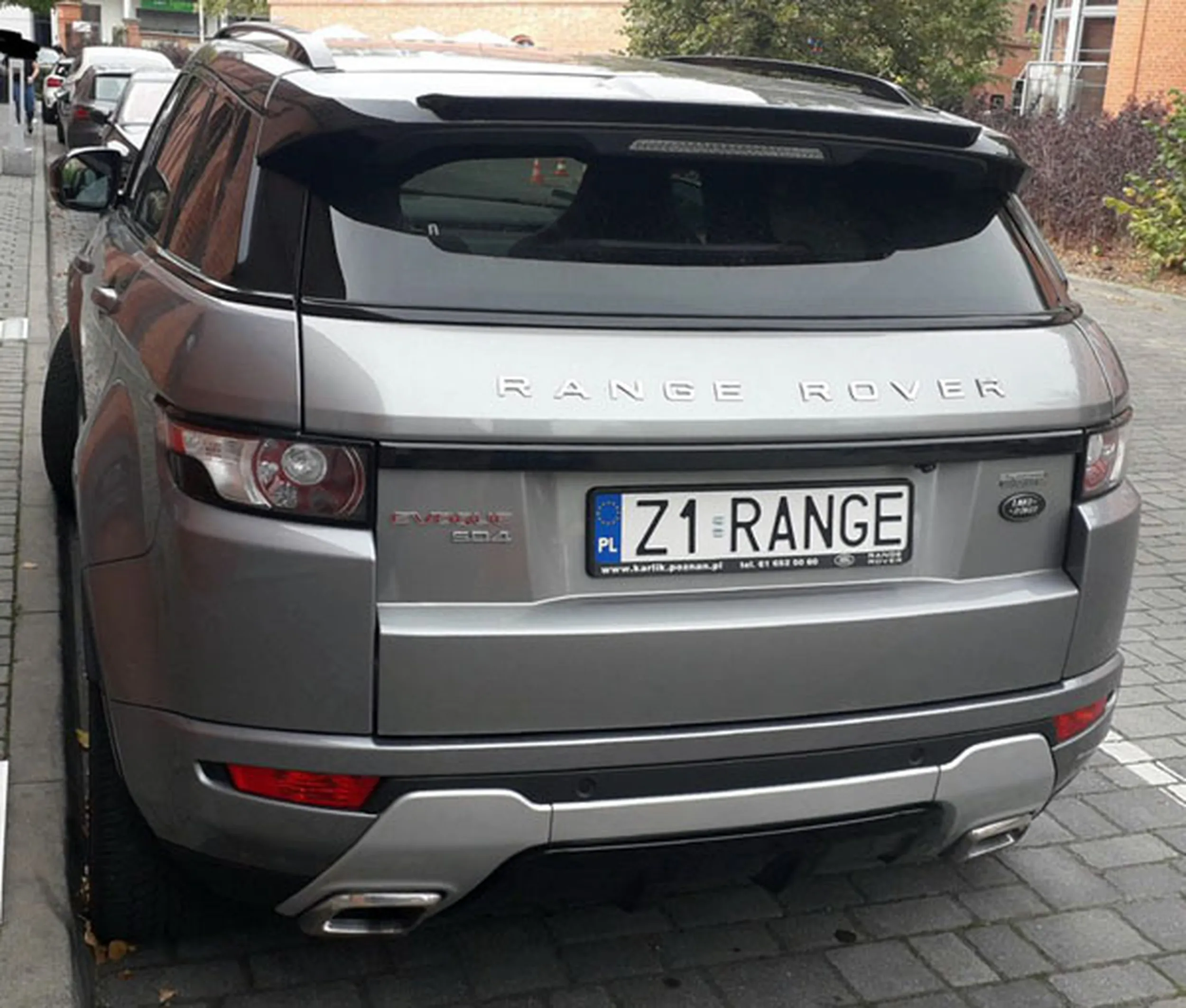 Fajny numer, blacha Z1 RANGE