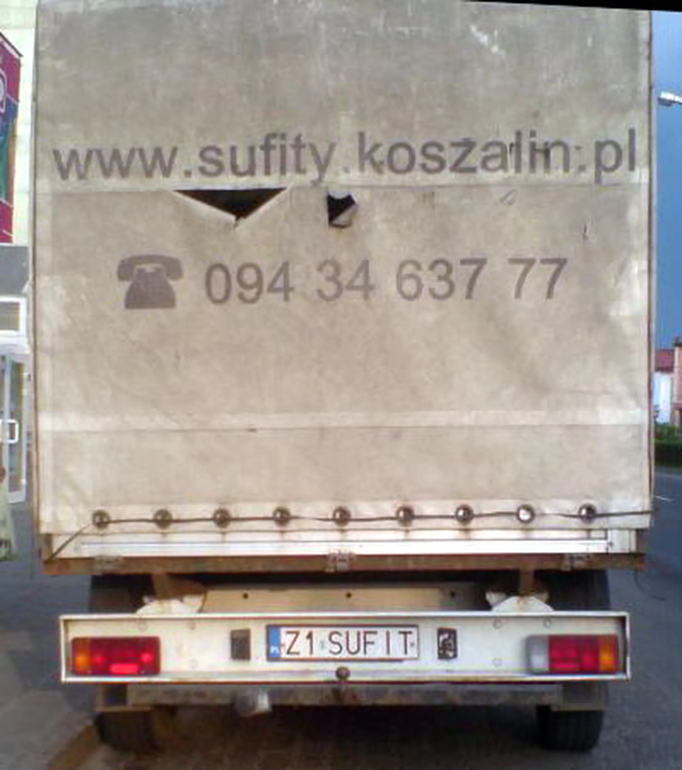 Fajny numer, blacha Z1 SUFIT