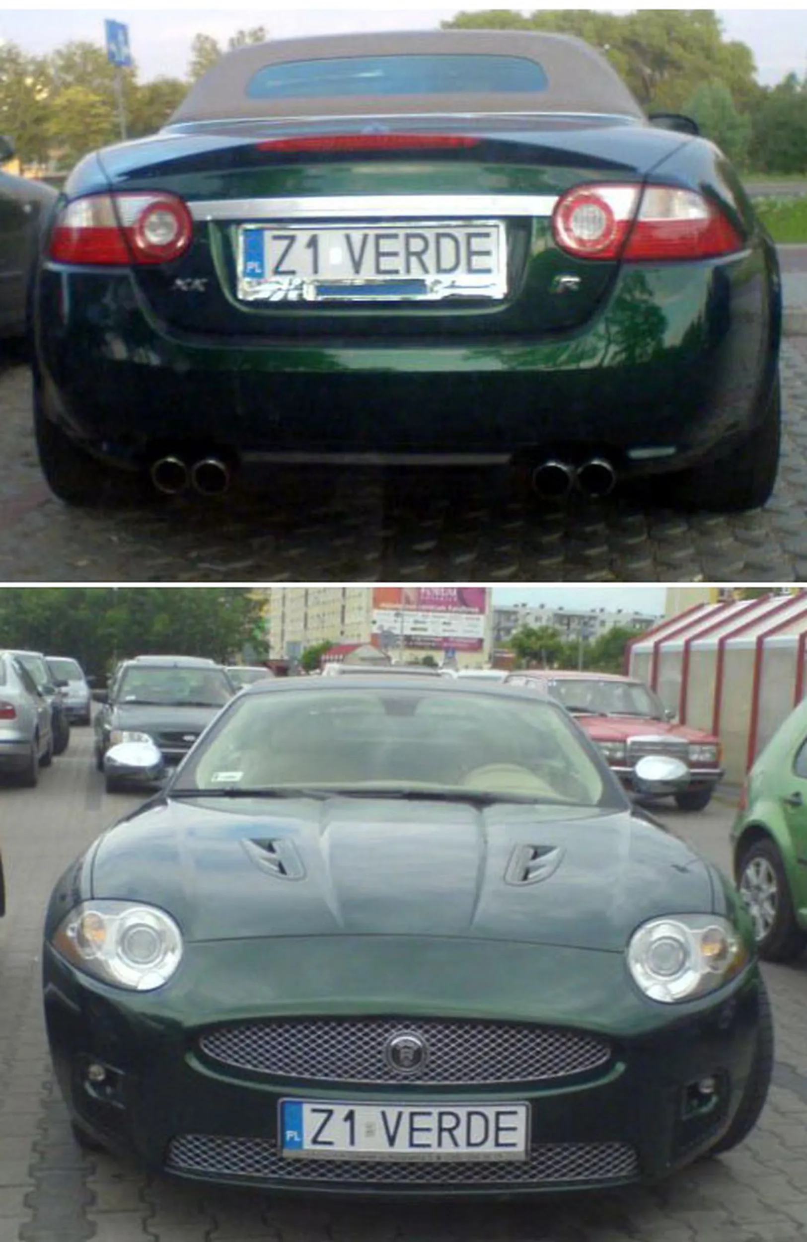 Fajny numer, blacha Z1 VERDE