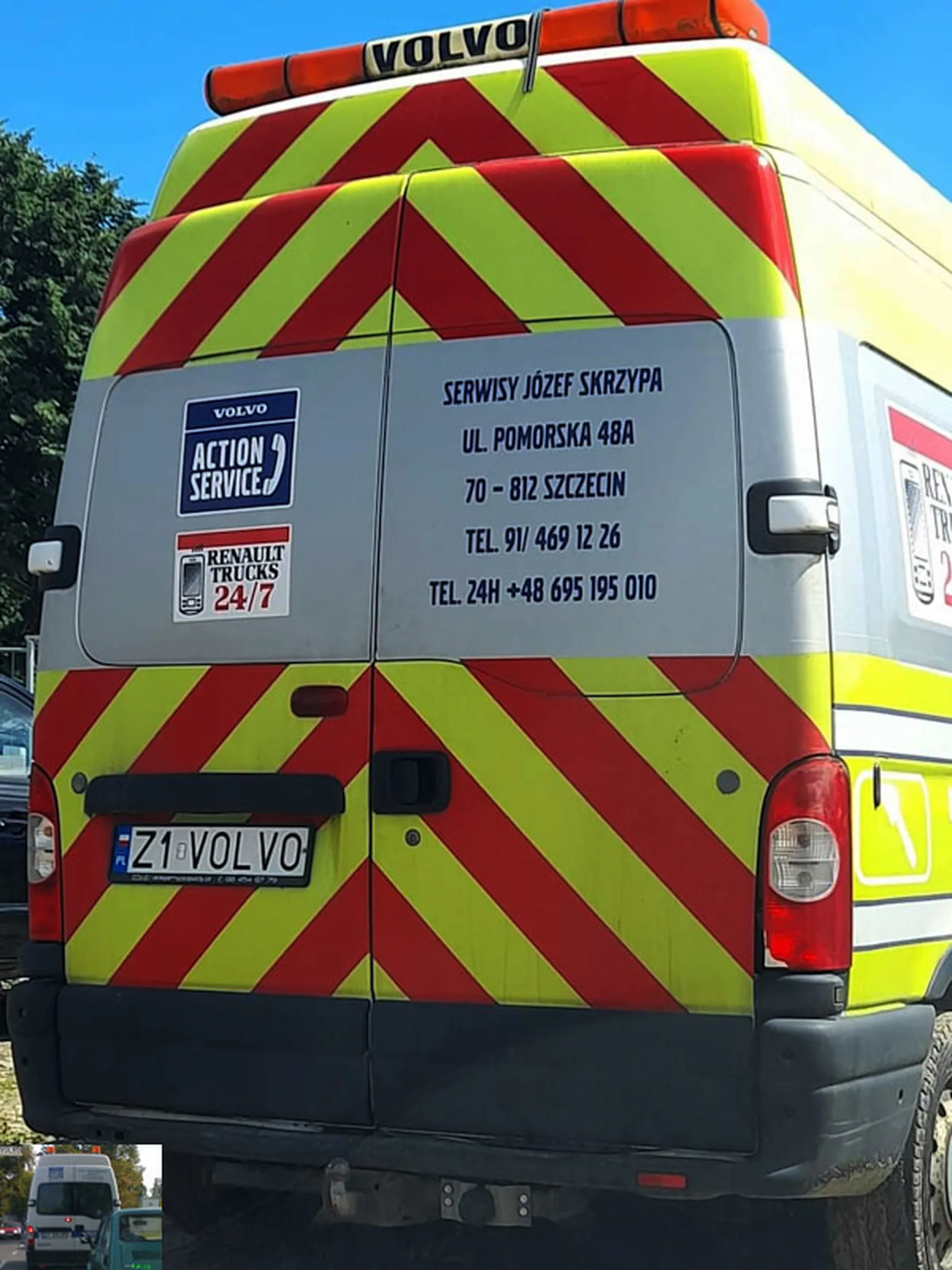 Fajny numer, blacha Z1 VOLVO