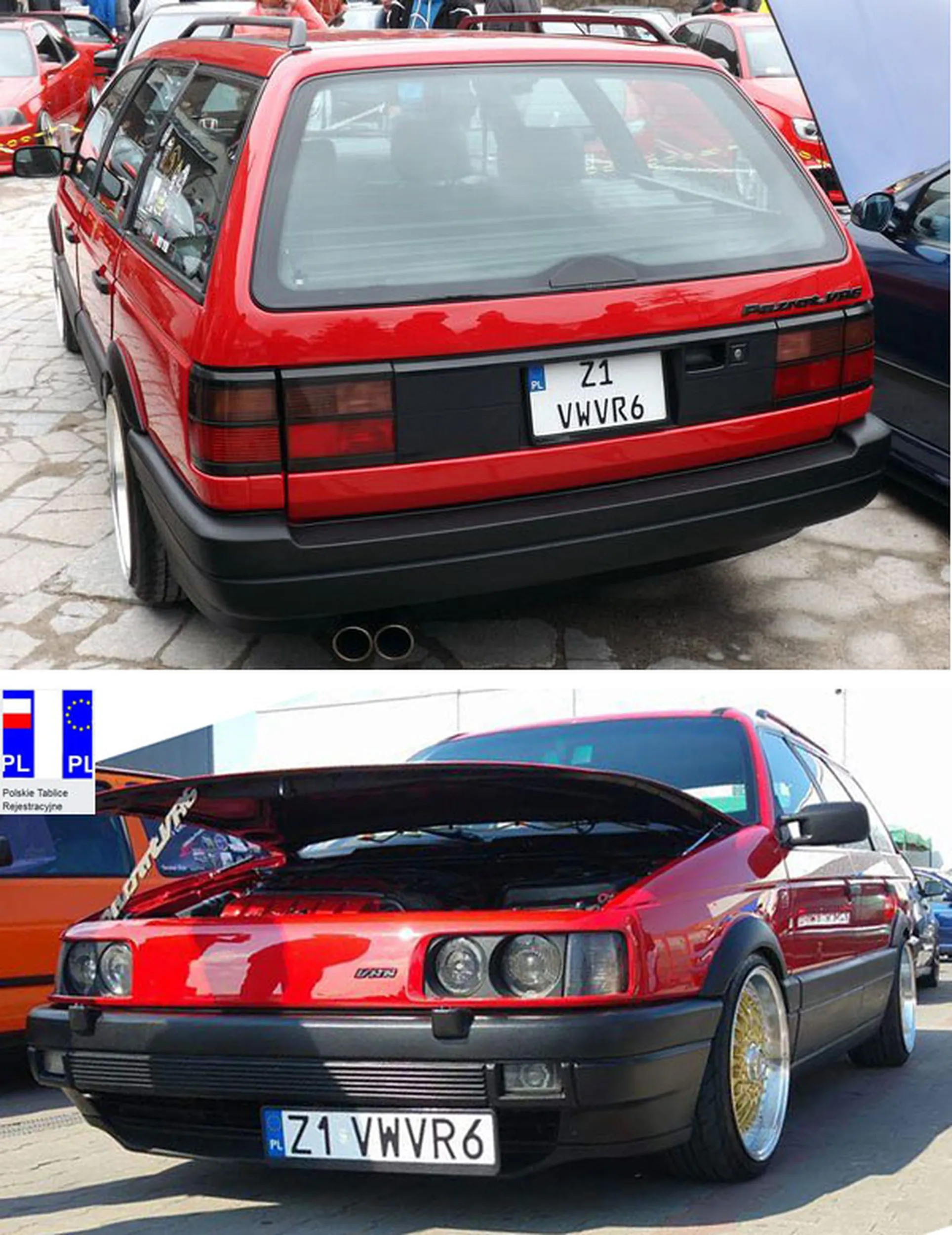 Fajny numer, blacha Z1 VWVR6