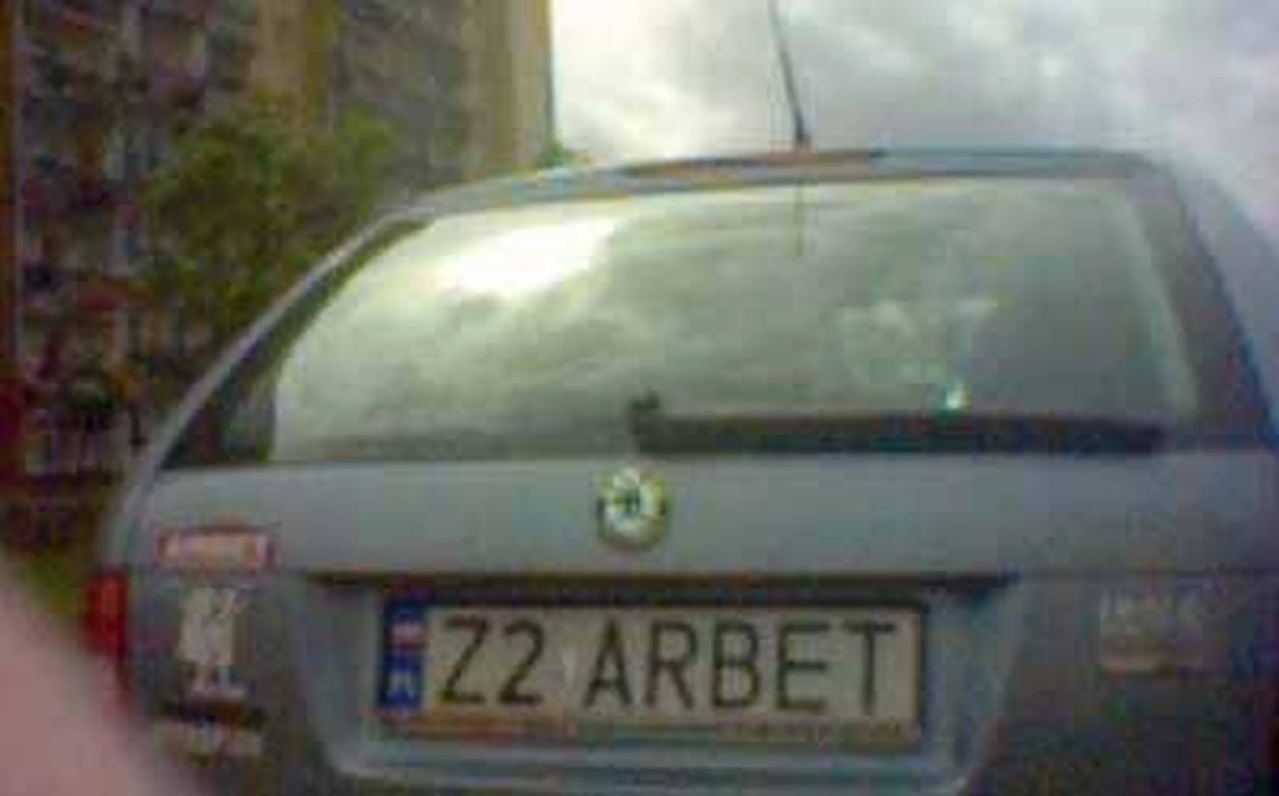 Fajny numer, blacha Z2 ARBET