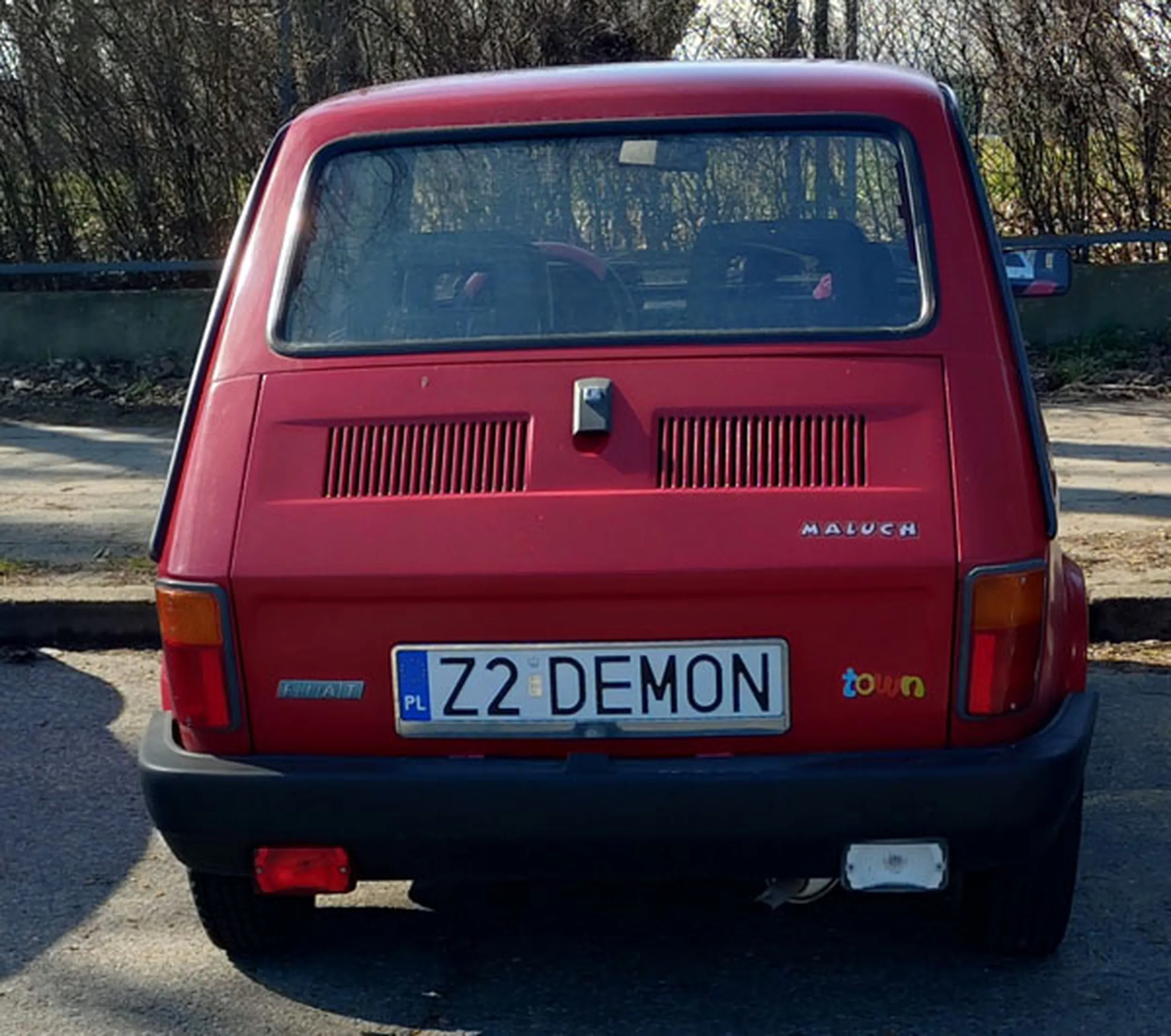 Fajny numer, blacha Z2 DEMON